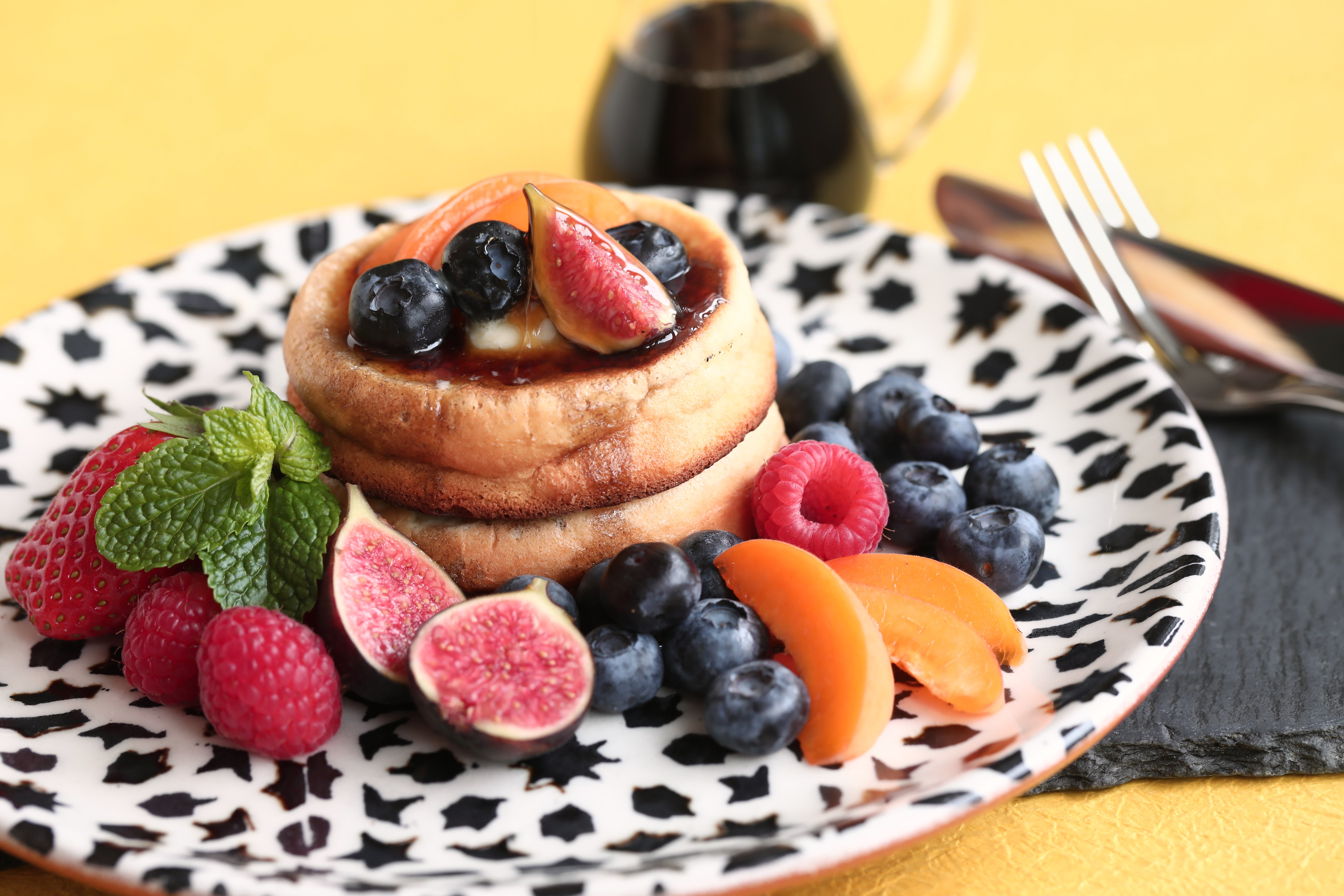 Japanese sour cream souffle pancakes