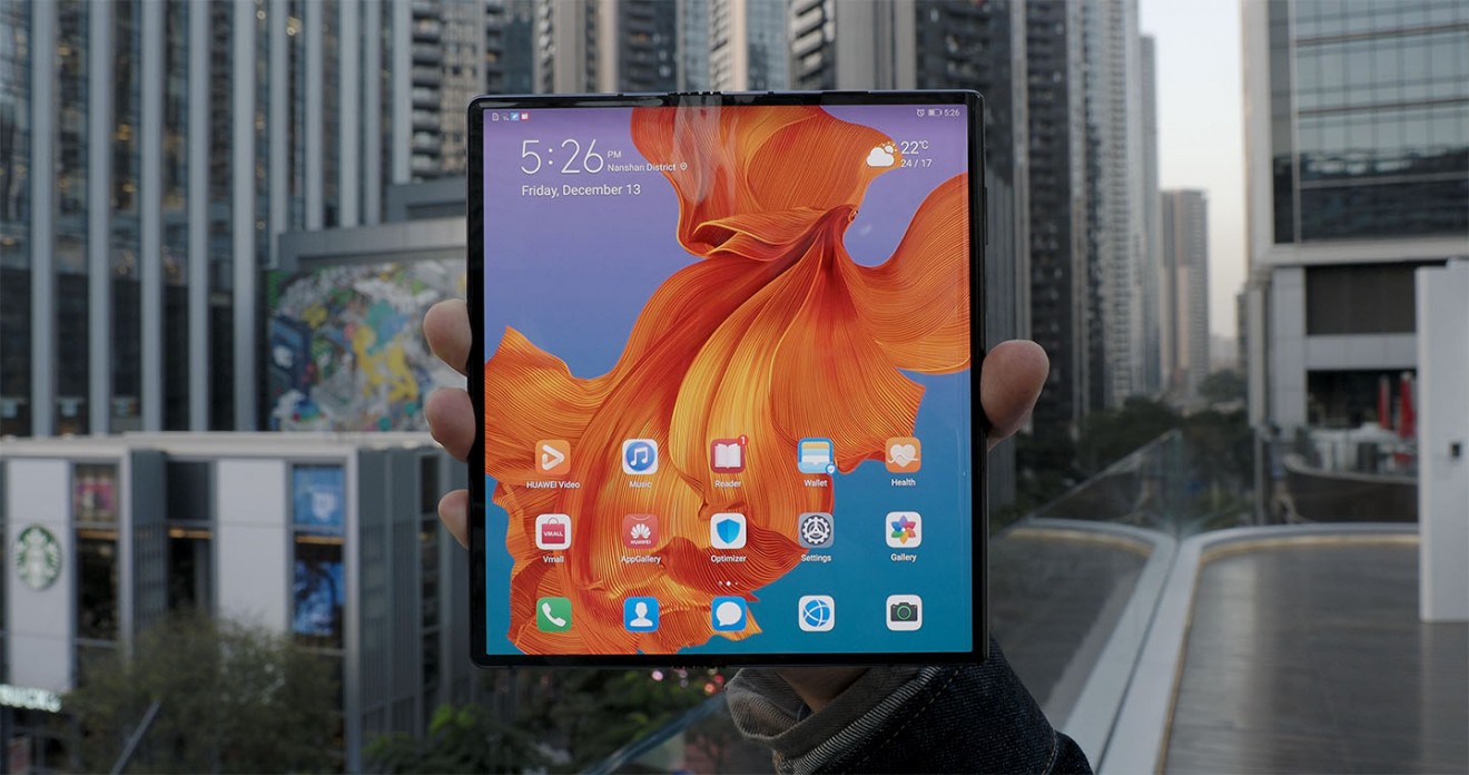 The original Huawei Mate X was just launched last fall after months of delays. (Picture: Chris Chang/Abacus)