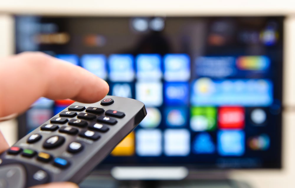 Smart TVs have ushered in a new era of connectivity, but they’re also showing ads where we don’t expect them. (Picture: Shutterstock)