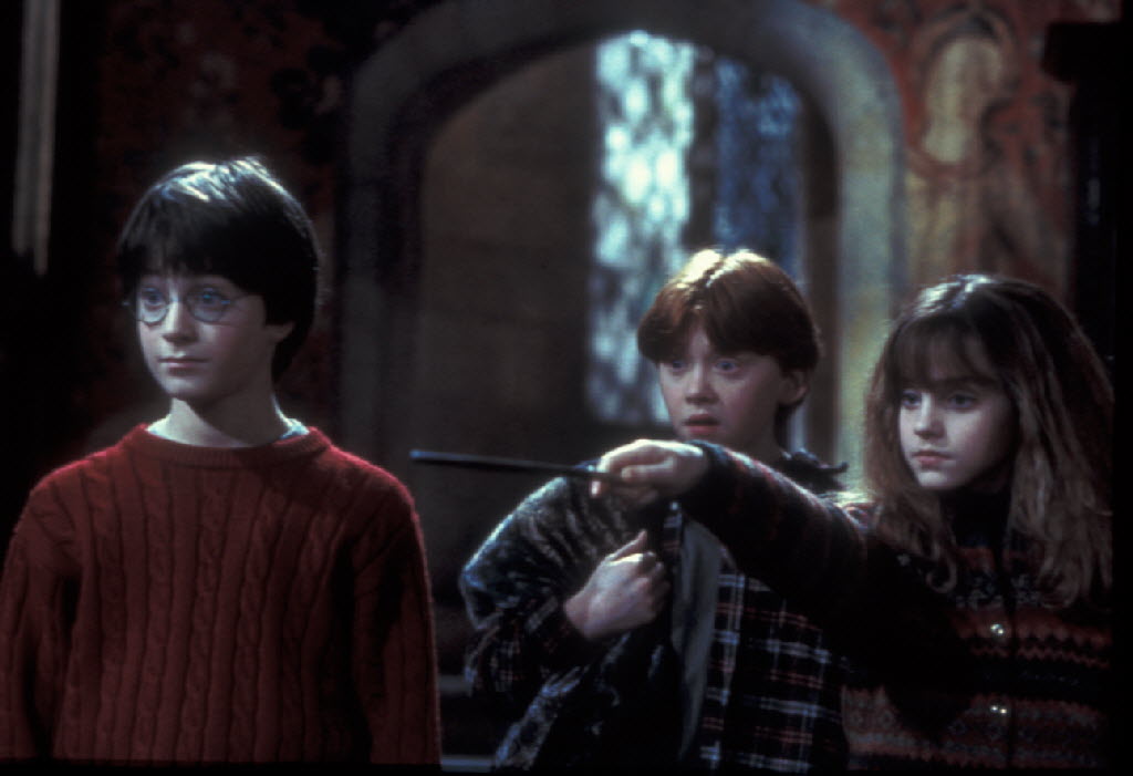 Harry Potter and the Sorcerer’s Stone grossed US$975 million worldwide when released in 2001. (Picture: Warner Bros. Pictures)