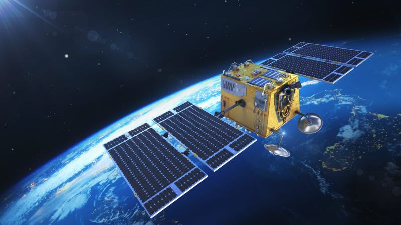 In February, GalaxySpace’s first 5G satellite completed its first communications test. (Picture: GalaxySpace/WeChat)