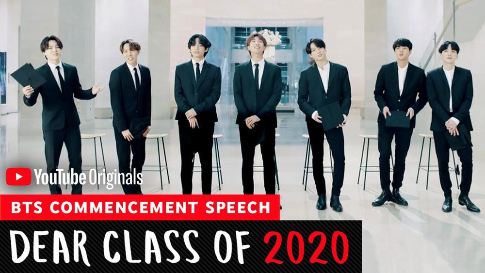 K Pop Stars Bts Give Graduation Speech In Youtube S Dear Class Of 2020 Yp South China Morning Post