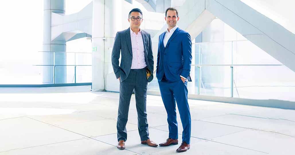 Brian Hui, Head of Customer Propositions, International and Marketing, Wealth and Personal Banking, Hong Kong (left) and Sami Abouzahr, Head of Investments and Wealth Solutions, Wealth and Personal Banking, at HSBC (right).