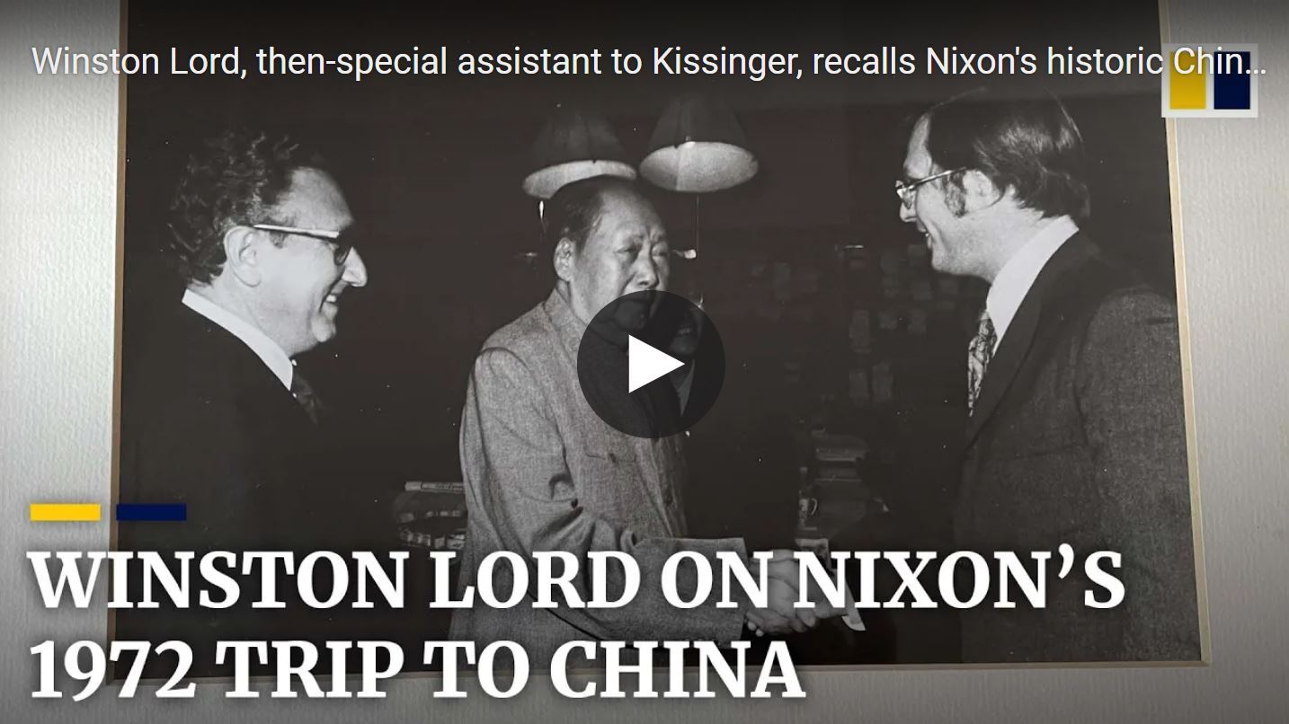 Video: Winston Lord, then-special assistant to Kissinger, recalls Nixon's historic China summit