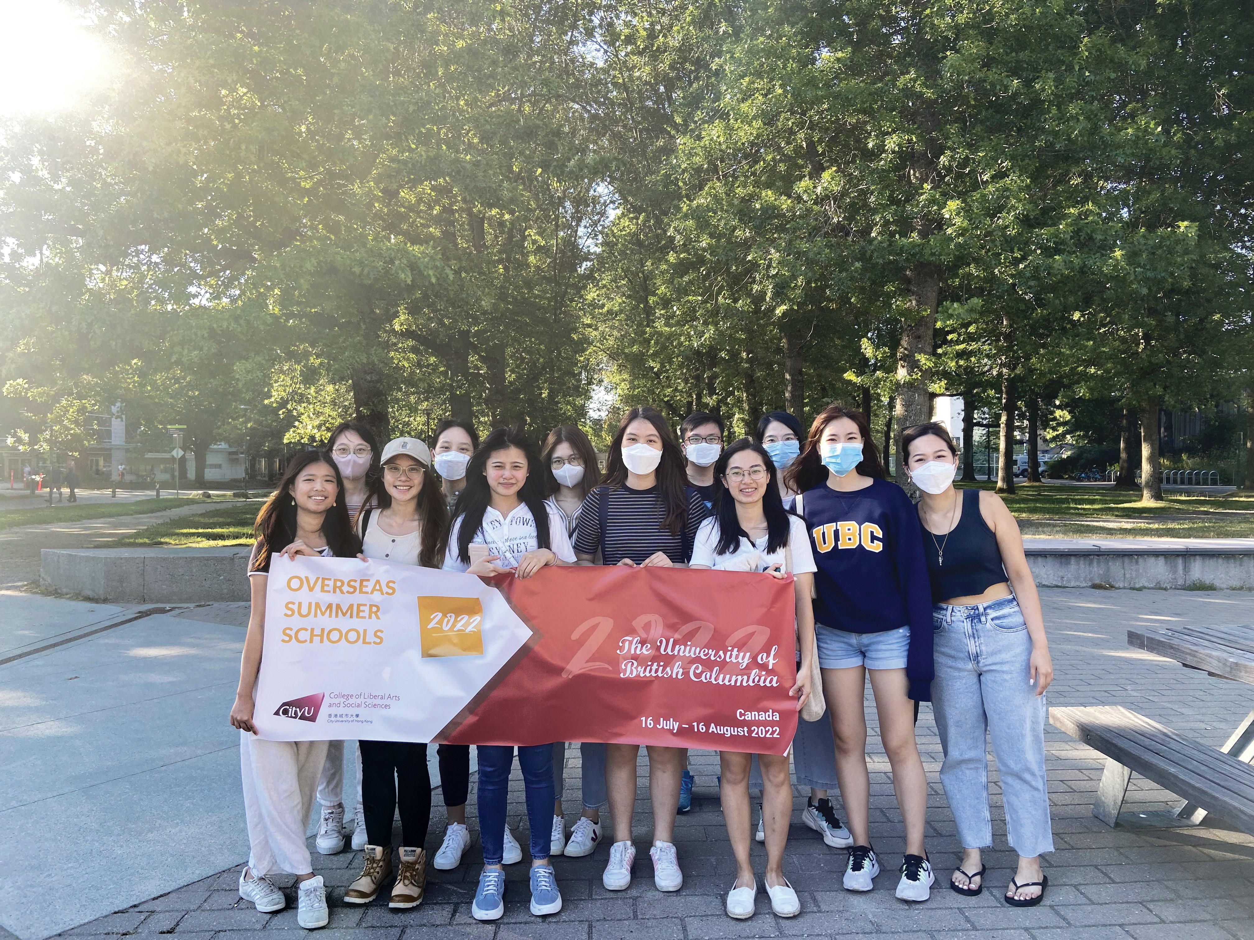 A batch of CLASS students kicked off the Overseas Summer Schools programme at the University of British Columbia in Canada.