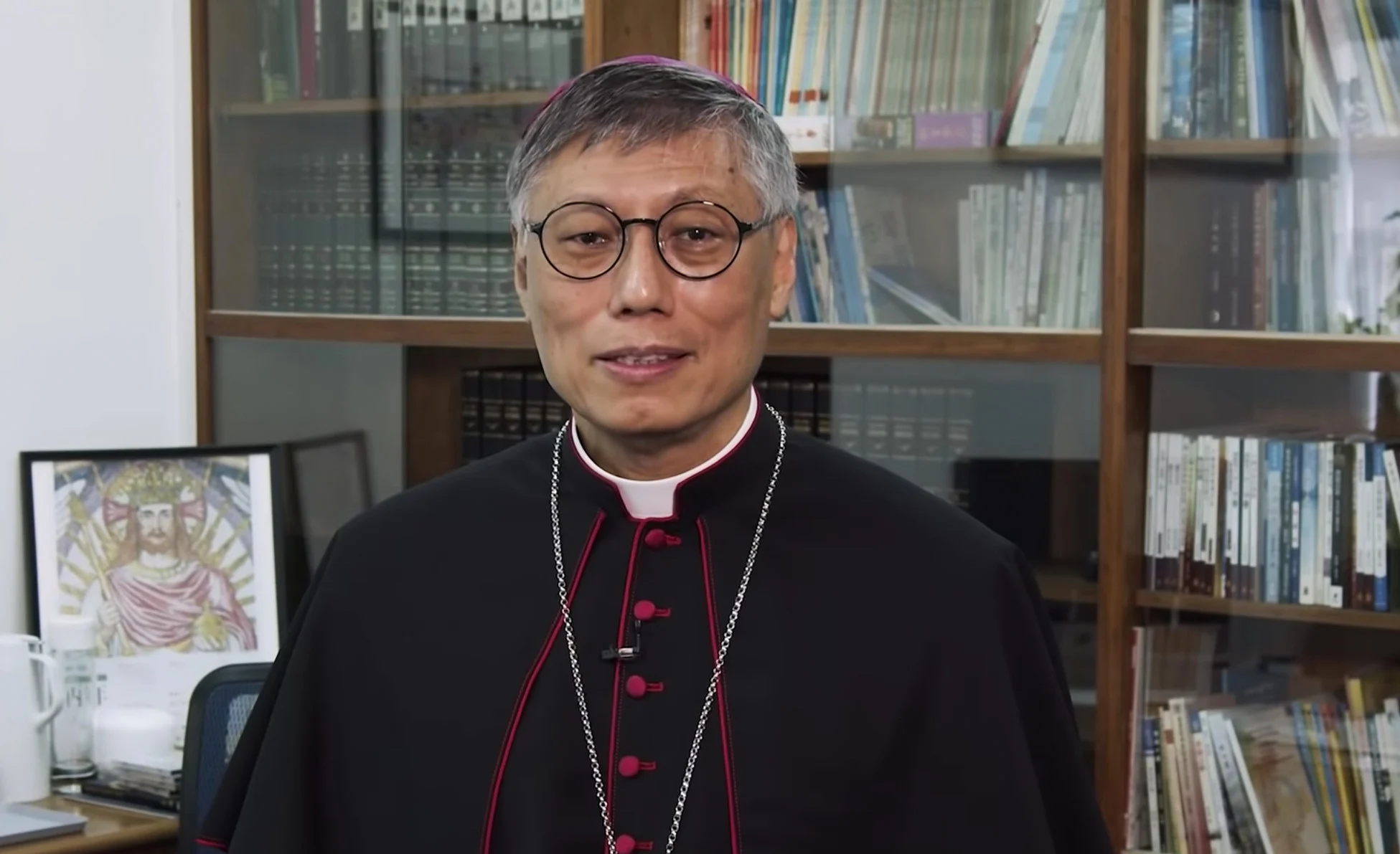 Bishop Stephen Chow, the head of Hong Kong’s Catholic diocese, has encouraged resident to embrace patriotism. Photo: Handout