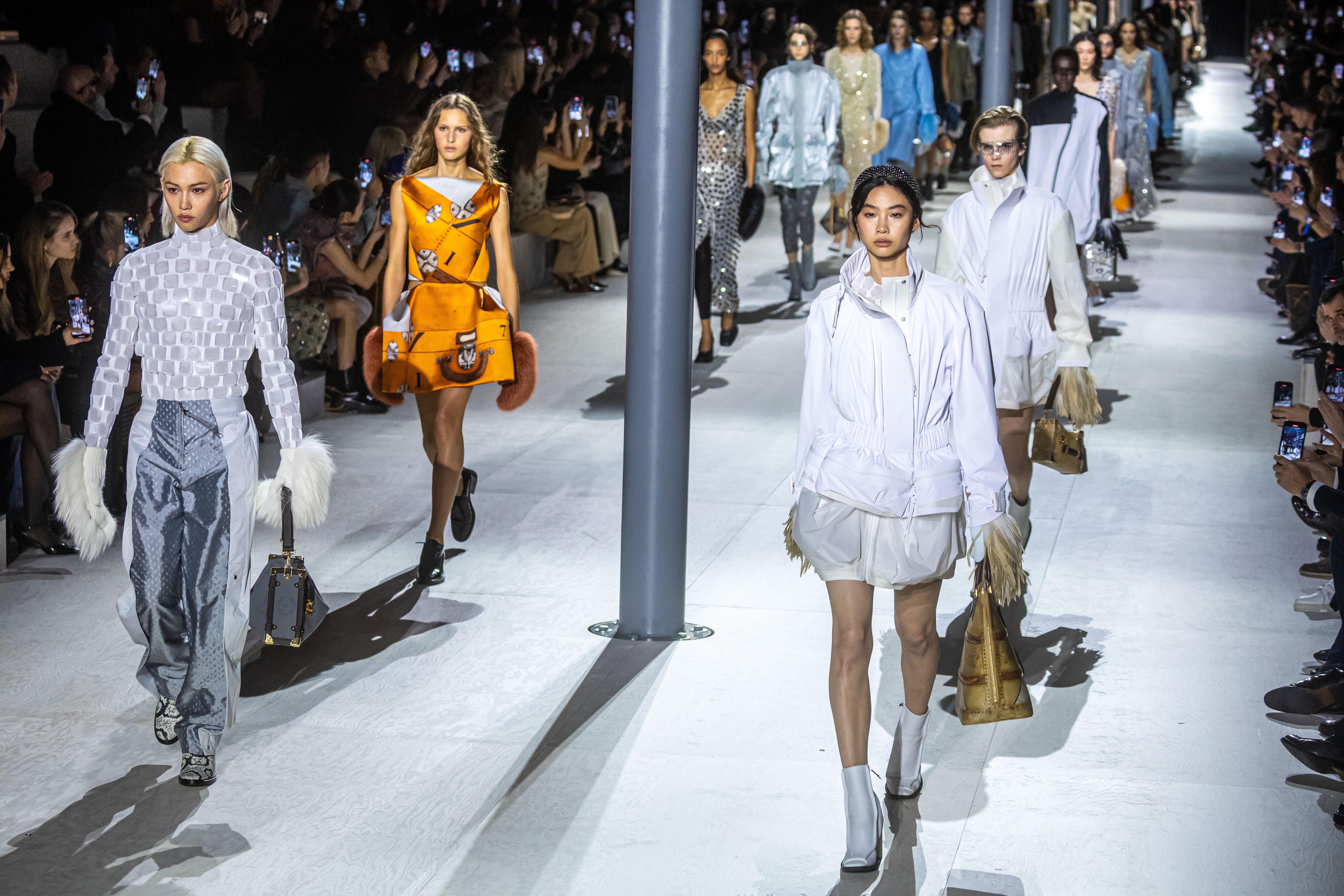 Louis Vuitton Paris show: Photo: EPA-EFE