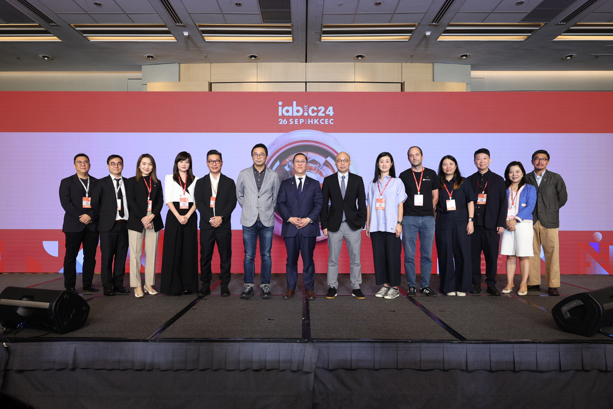 Executive committee members at IABHK’s C24 conference, held on September 26