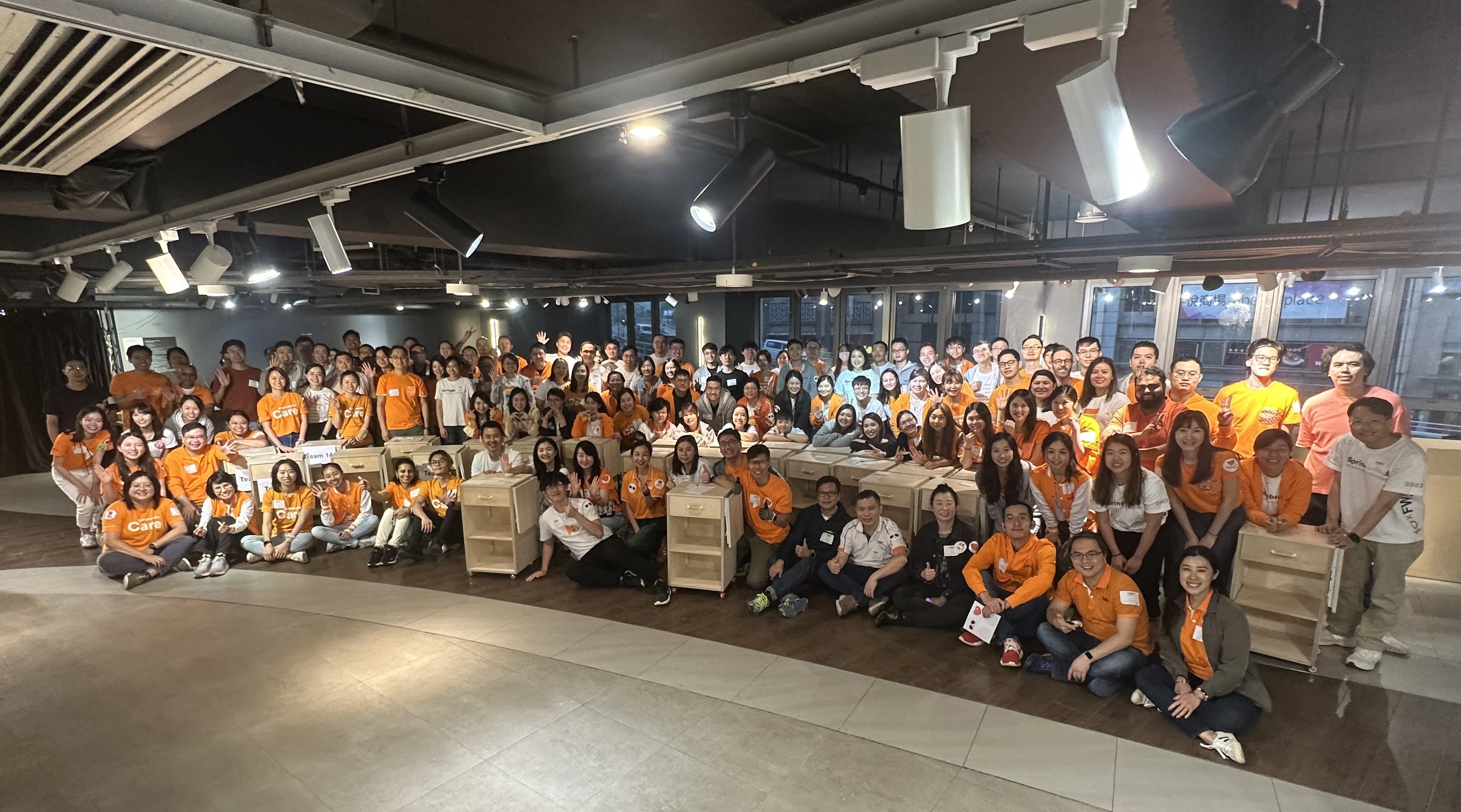 Members of FWD Group Office in Hong Kong came together to volunteer their time and efforts to support the underprivileged community