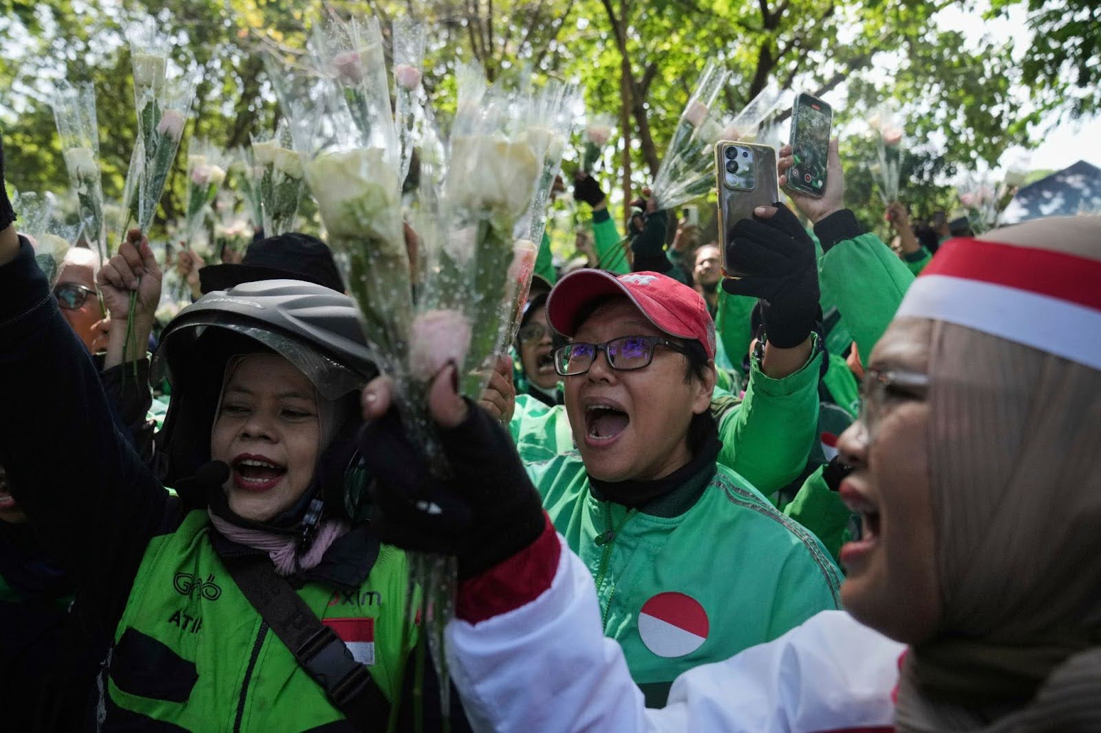 The Indonesian women joining the Jakarta protests