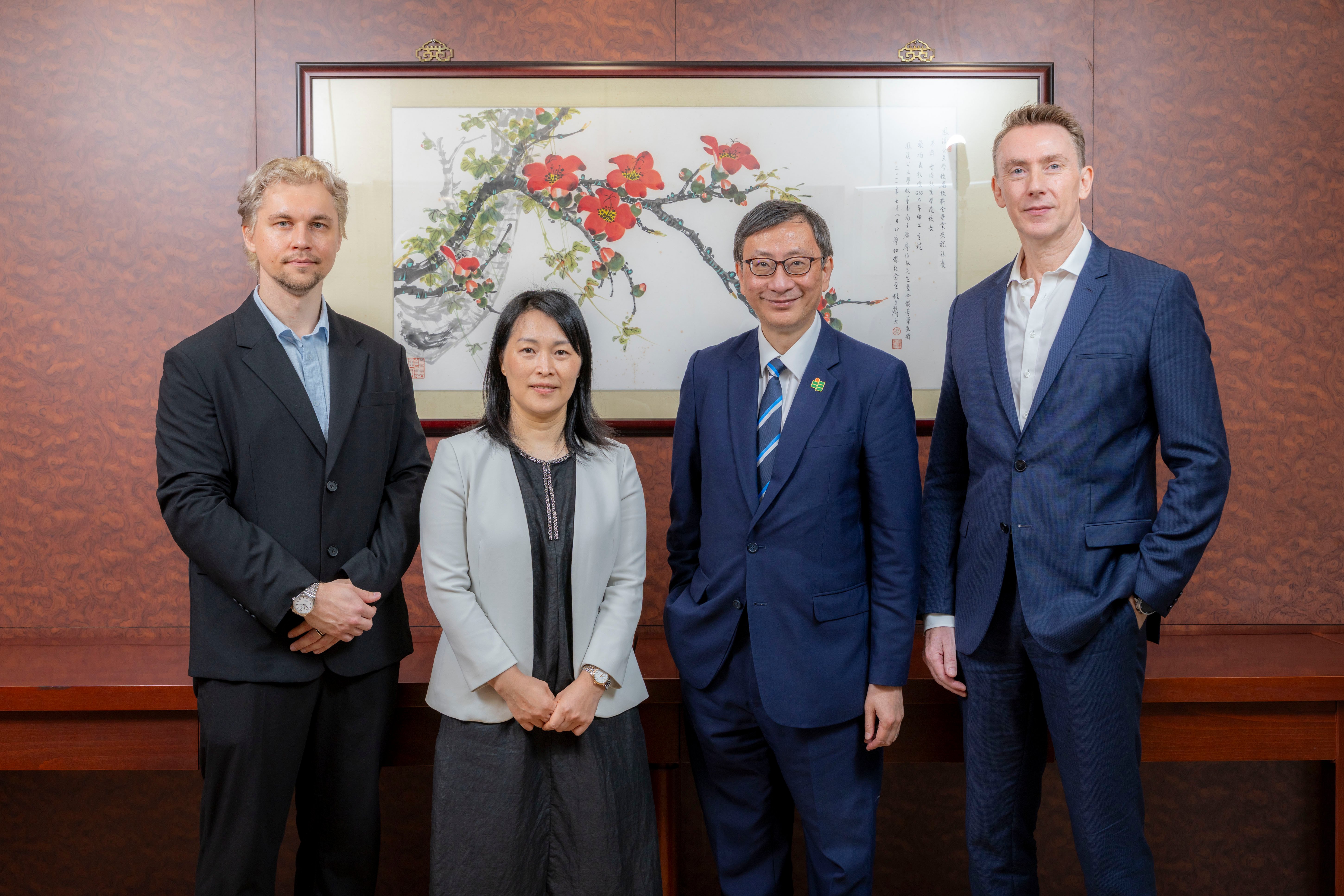 President of EdUHK, Professor John Lee Chi-kin (second from right), says the university is committed to attracting and nurturing talents who contribute to social good in Hong Kong SAR, China, and the world.