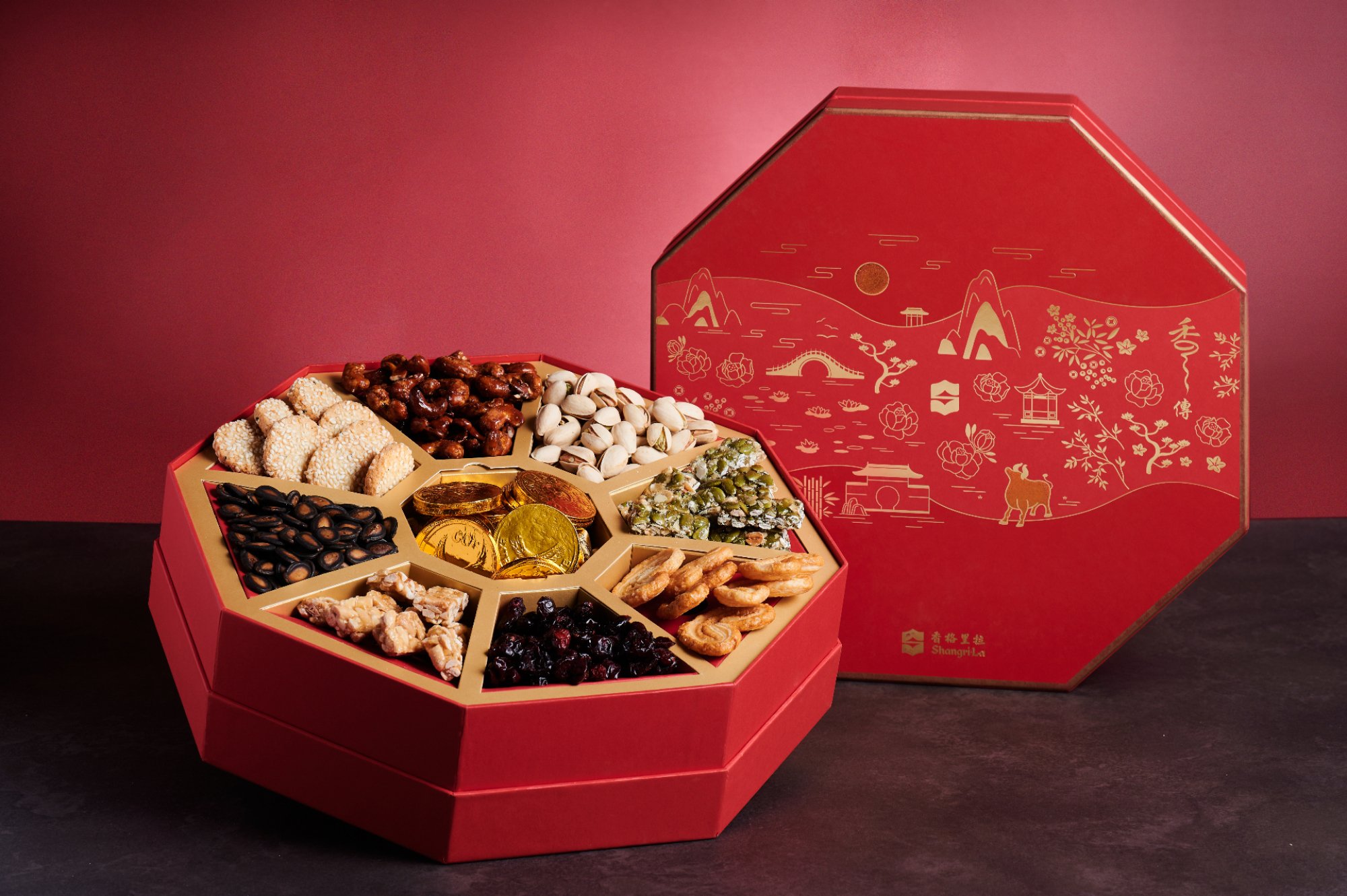 What is the Lunar New Year chuen hup, or candy box, and what are