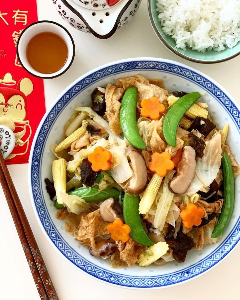 Lo han jai, or Buddha’s delight. Photo: @sonianll/Instagram