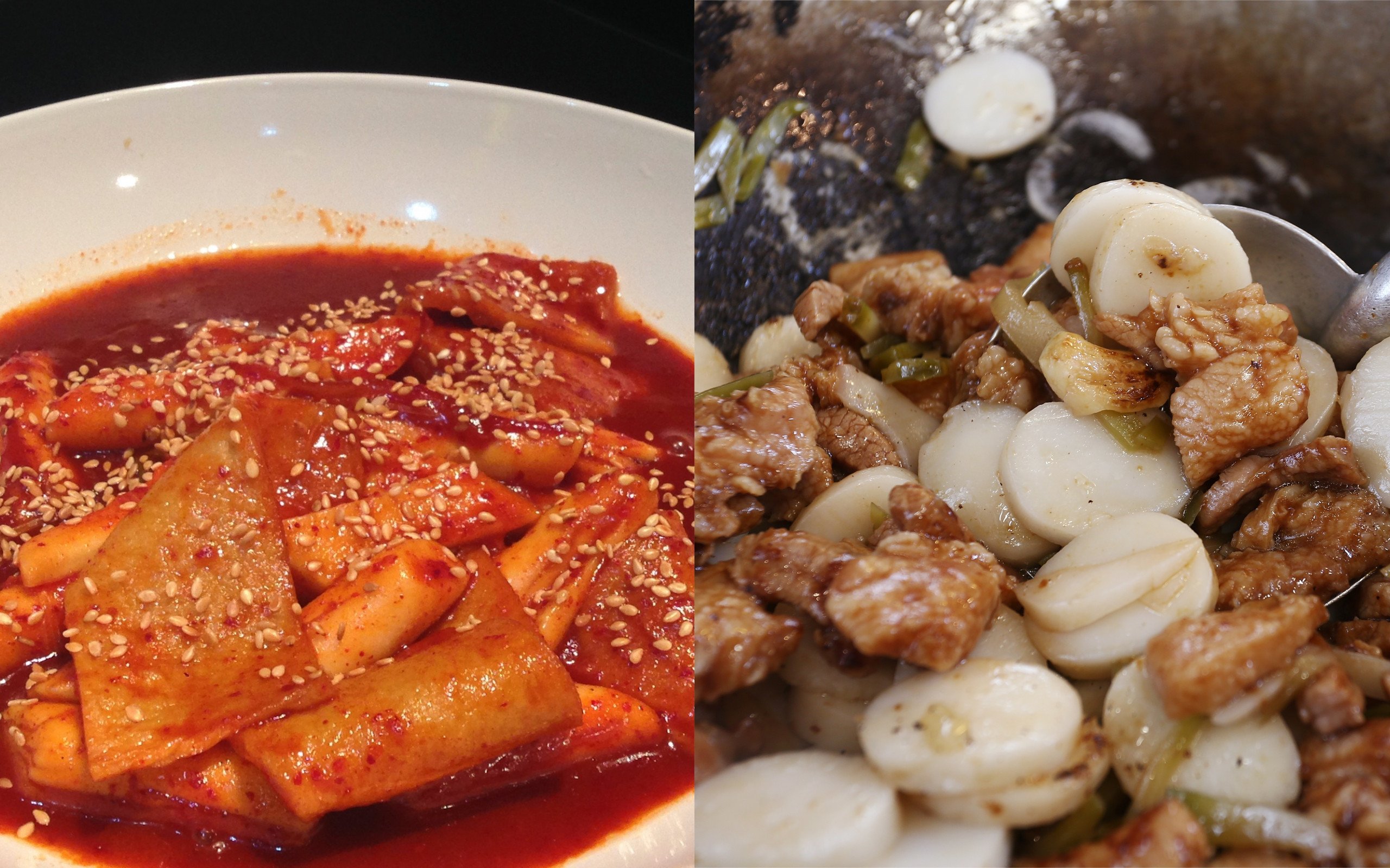 Korean and Chinese rice cakes – same same but different? Let the debate begin. Photos: Elaine Yau, Jonathan Wong