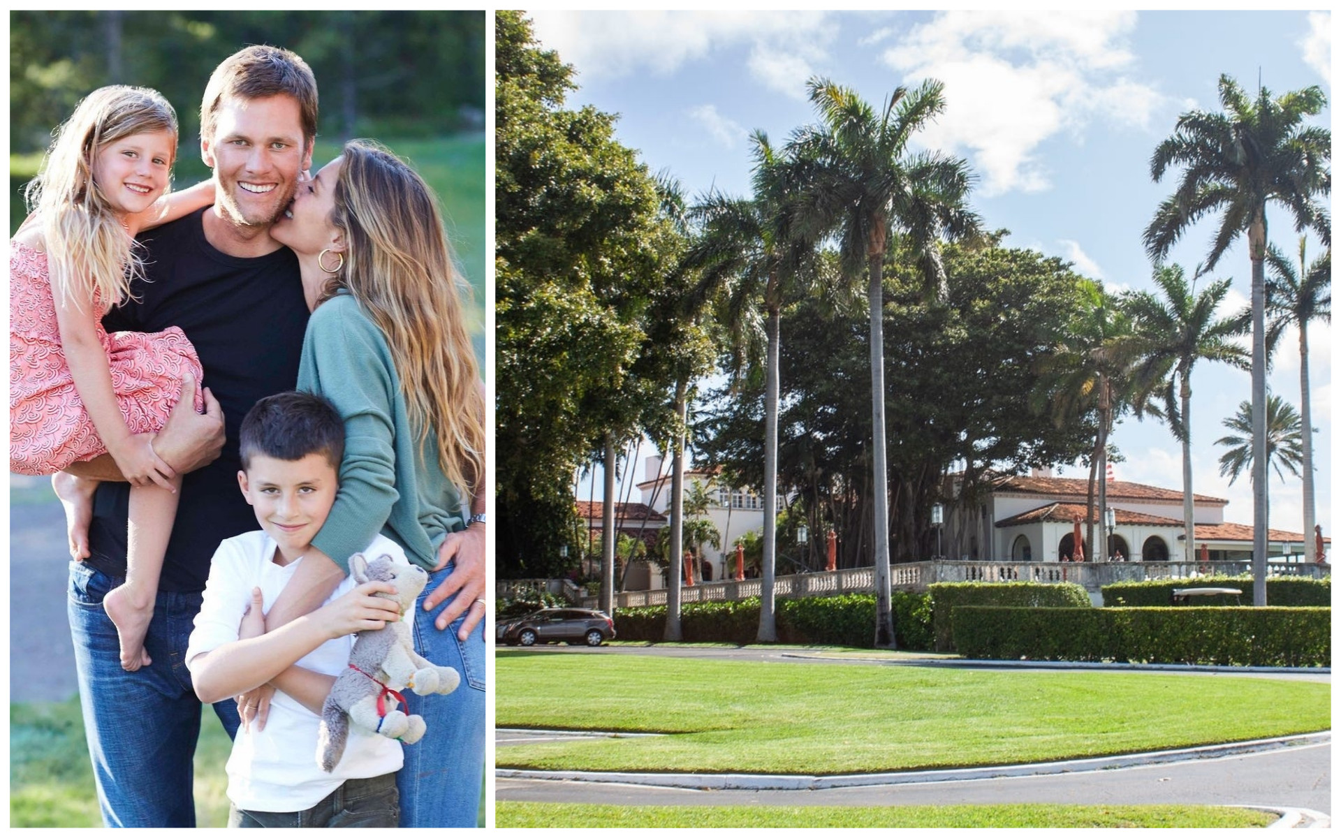 Tom Brady, Gisele Bündchen and their children in Indian Creek. Photos: @gisele/ Instagram, Business Insider
