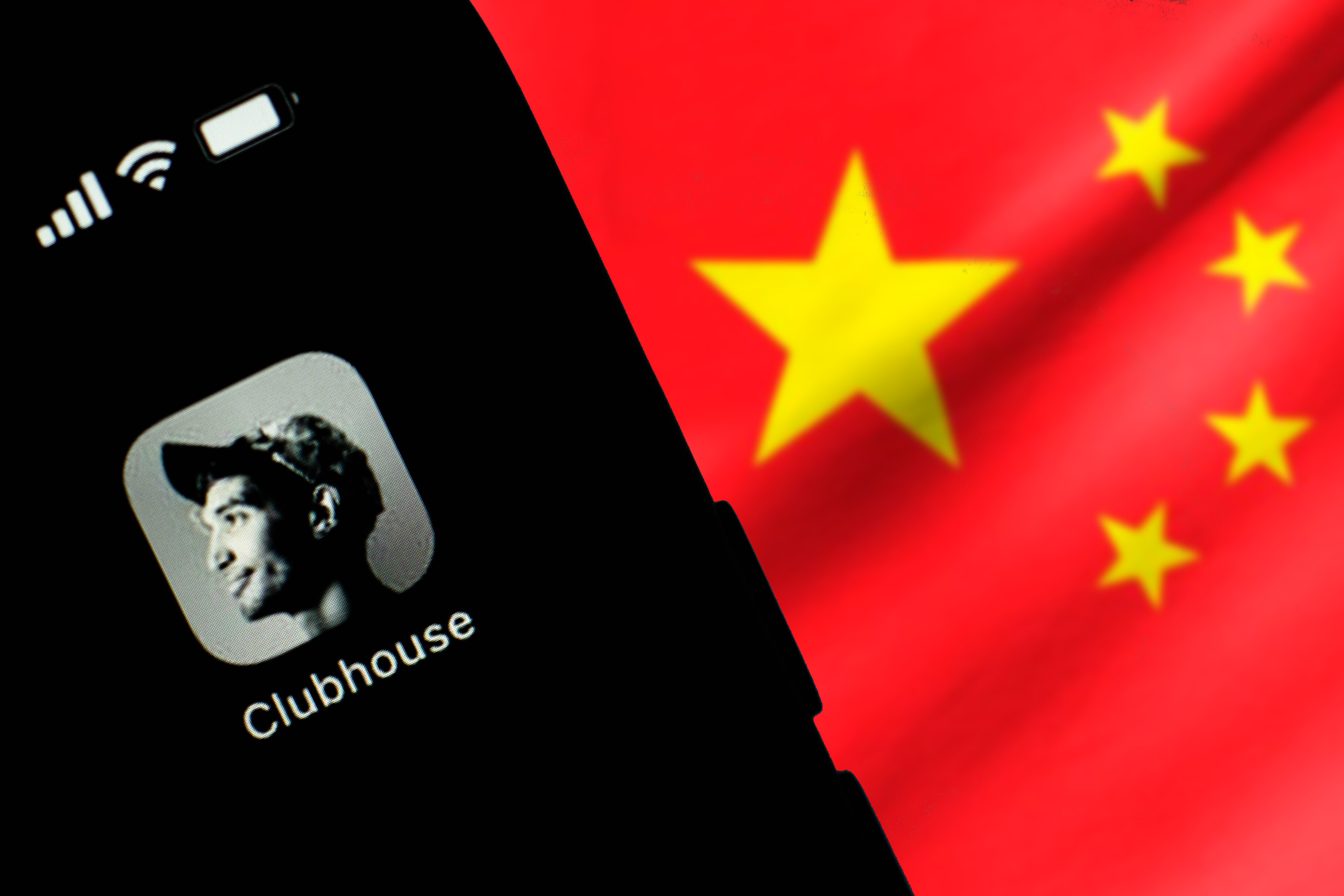 After the Clubhouse audio app was blocked in mainland China, reports of data security breaches emerged. Photo: Getty Images