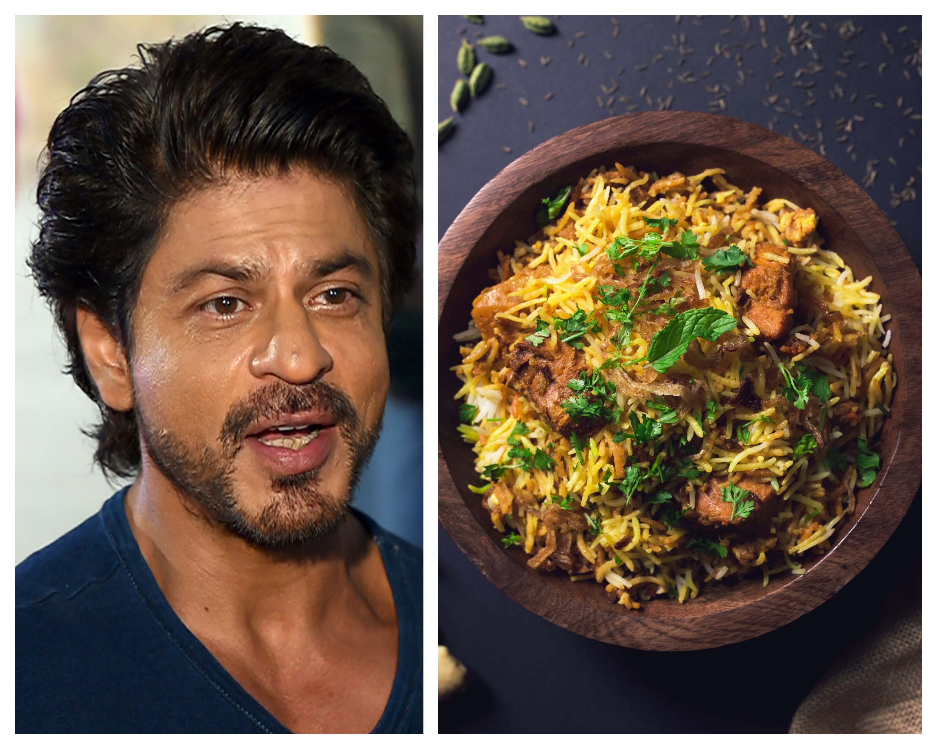 Why do Bollywood stars love biryani? Photos: AFP, Shutterstock