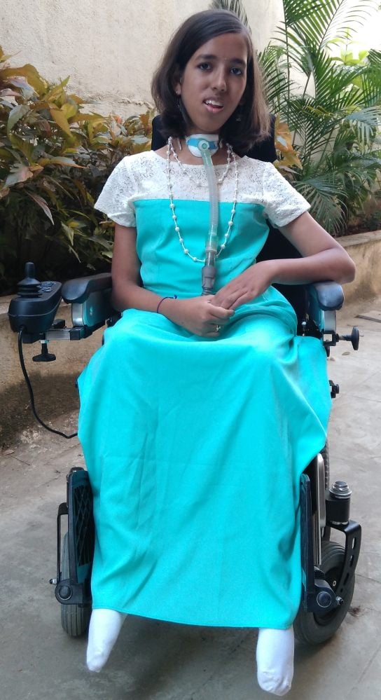 Nidhi was diagnosed with Pompe, an inherited genetic metabolic disorder, when she was seven. Photo: Courtesy of the Shirol family