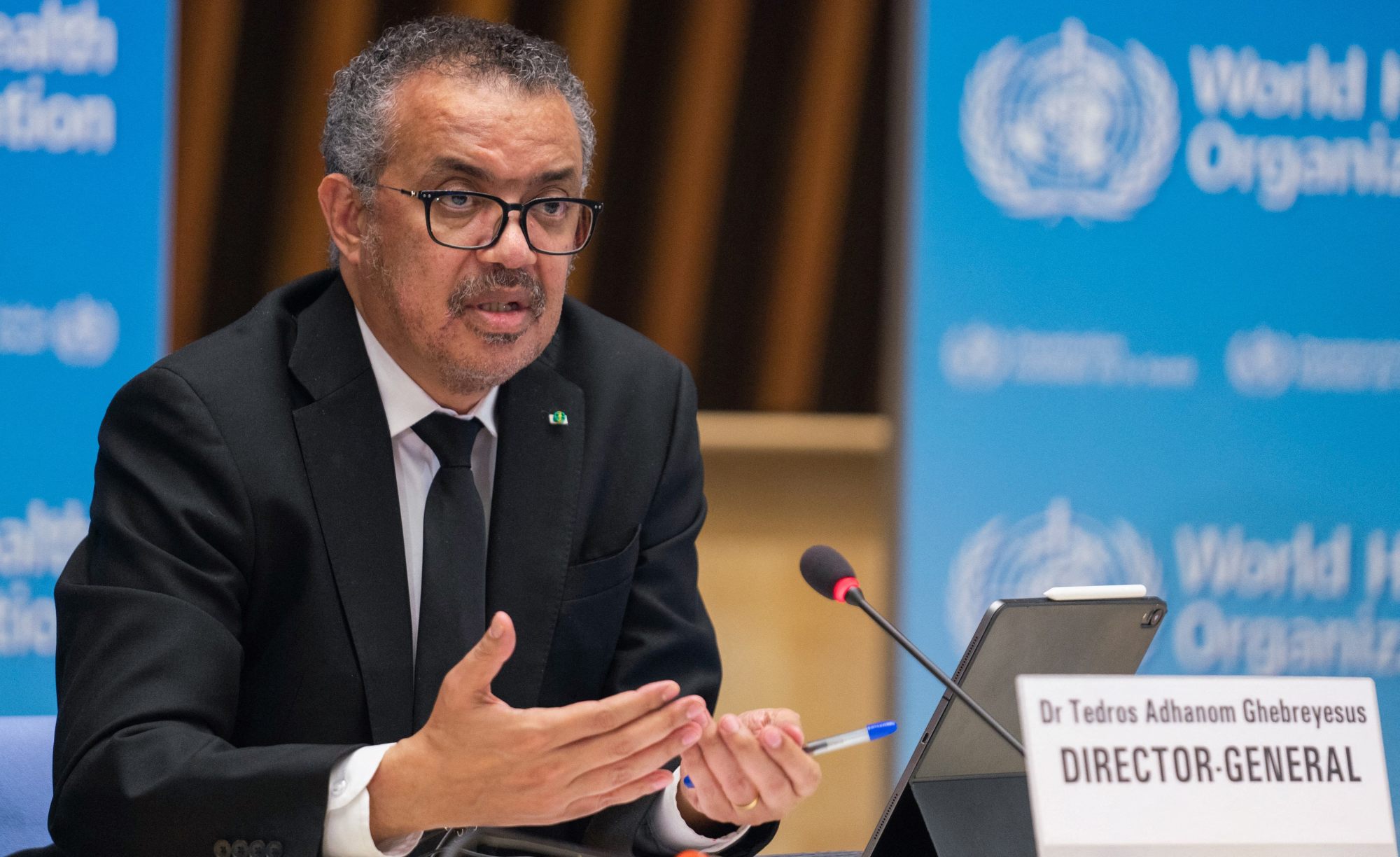 Tedros Adhanom Ghebreyesus, the WHO’s director general. Photo: World Health Organisation/AFP