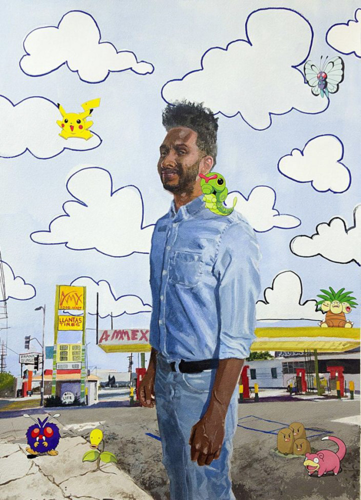 “Don’t Worry Be Happy”, a portrait of Palomares’ friend Angel Carela. Photo: Francisco Palomares