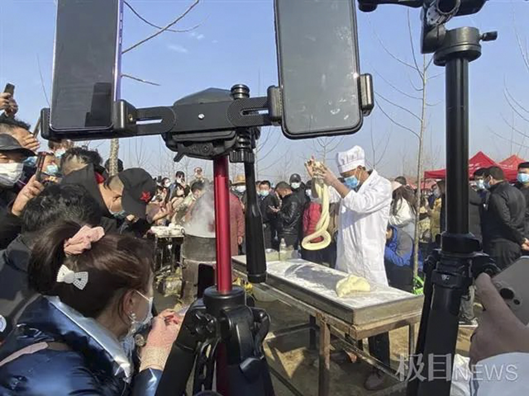 The influx of visitors has created an economic boom for the village. Photo: Baidu