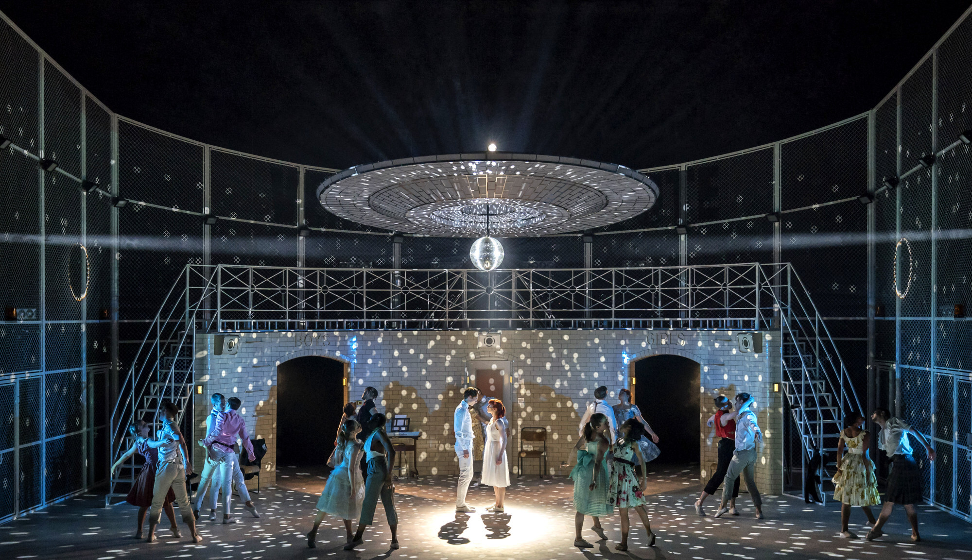 Bourne’s production of Romeo and Juliet at Three Mills Studios in London, the UK. Photo: Johan Persson