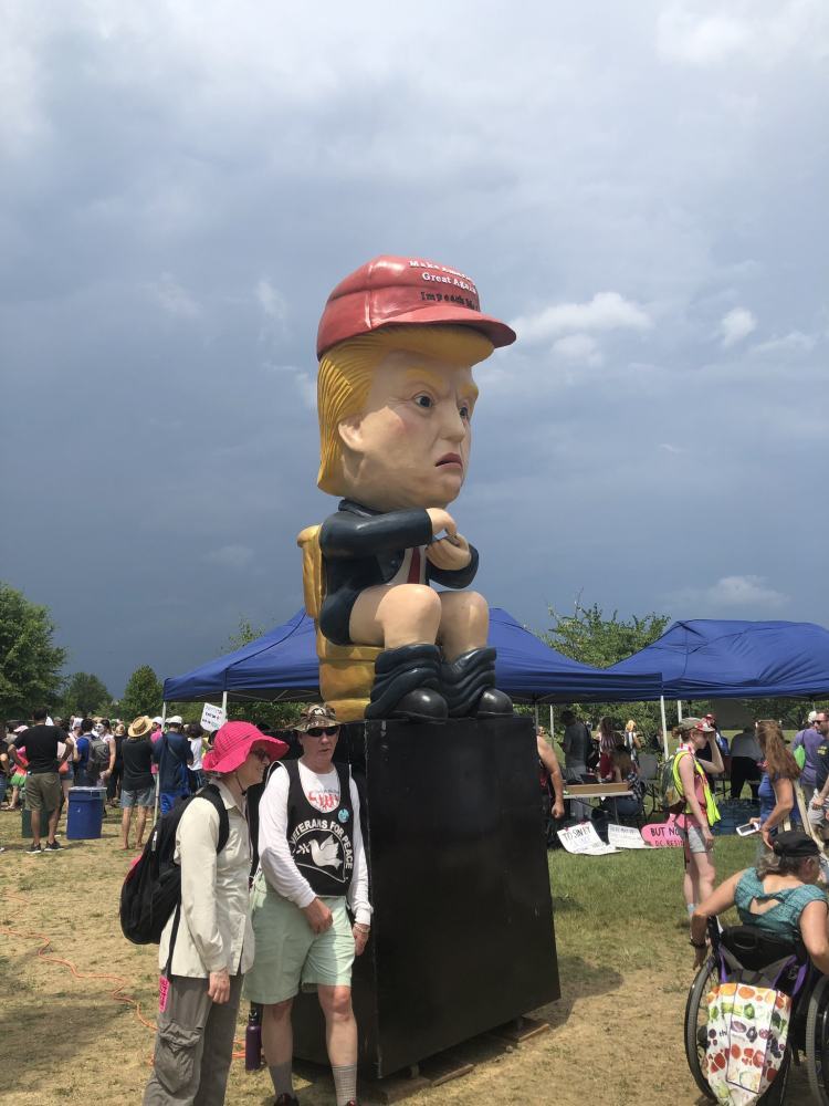 Donald trump immortalised 5 bizarre statues of the former us