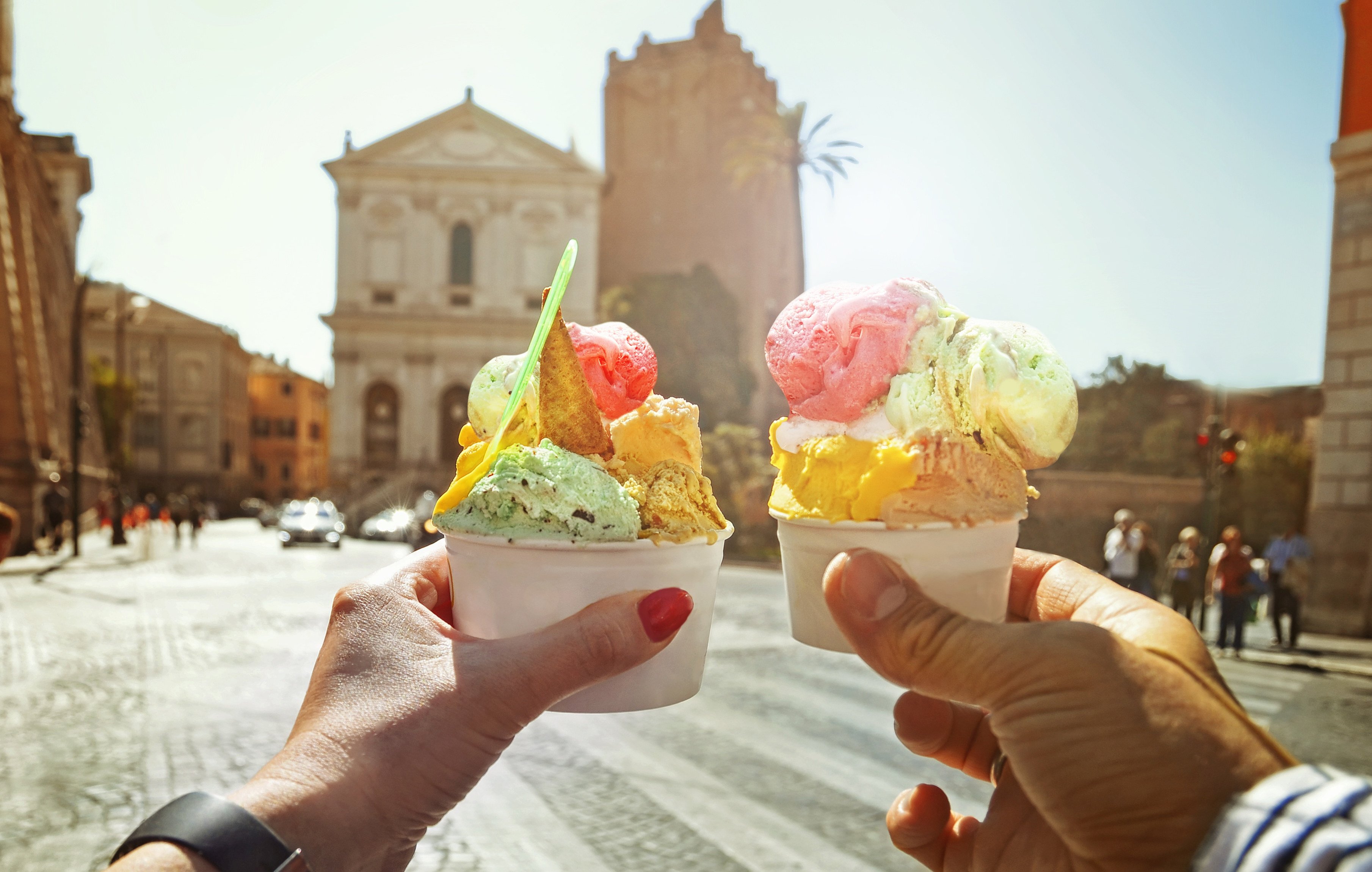 Authentic Italian ice cream. Photo: Getty Images