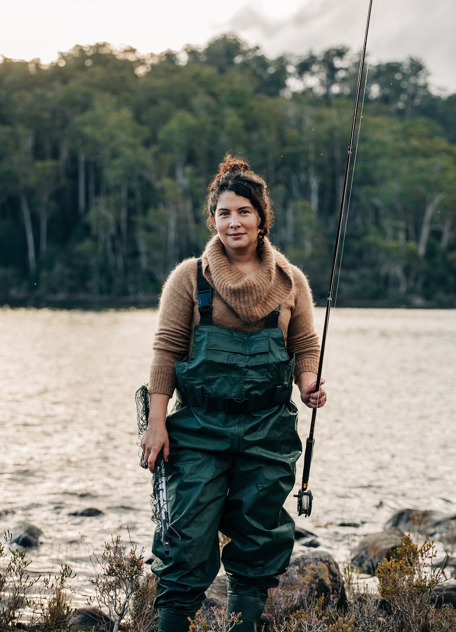 Analiese Gregory, author of ‘How Wild Things Are: Cooking, Fishing and Hunting at the Bottom of the World’. Photo: Adam Gibson/Hardie Grant Books via AP