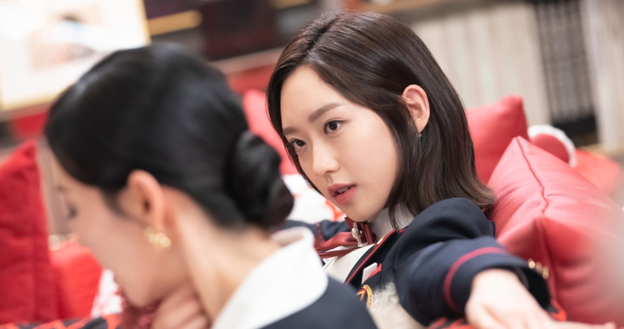 Han Ji-hyun in a scene from The Penthouse season two.