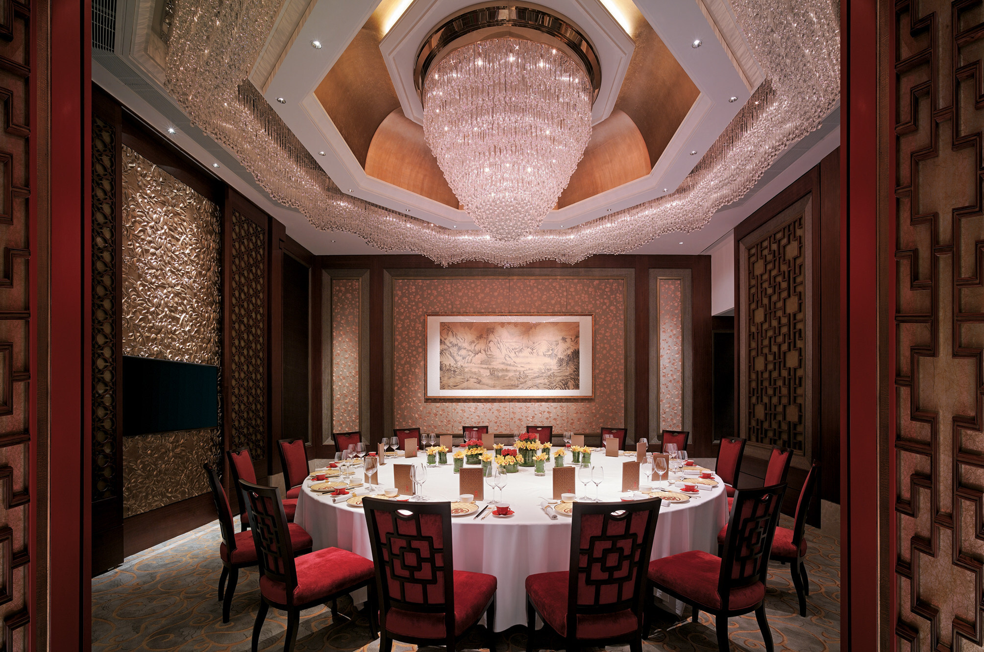 Shang Palace’s grand private dining room. Photo: handout