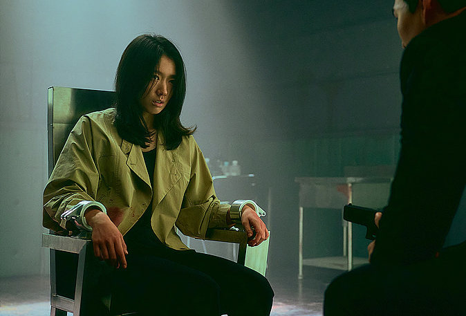 Park Shin-hye in a still from Sisyphus: The Myth.