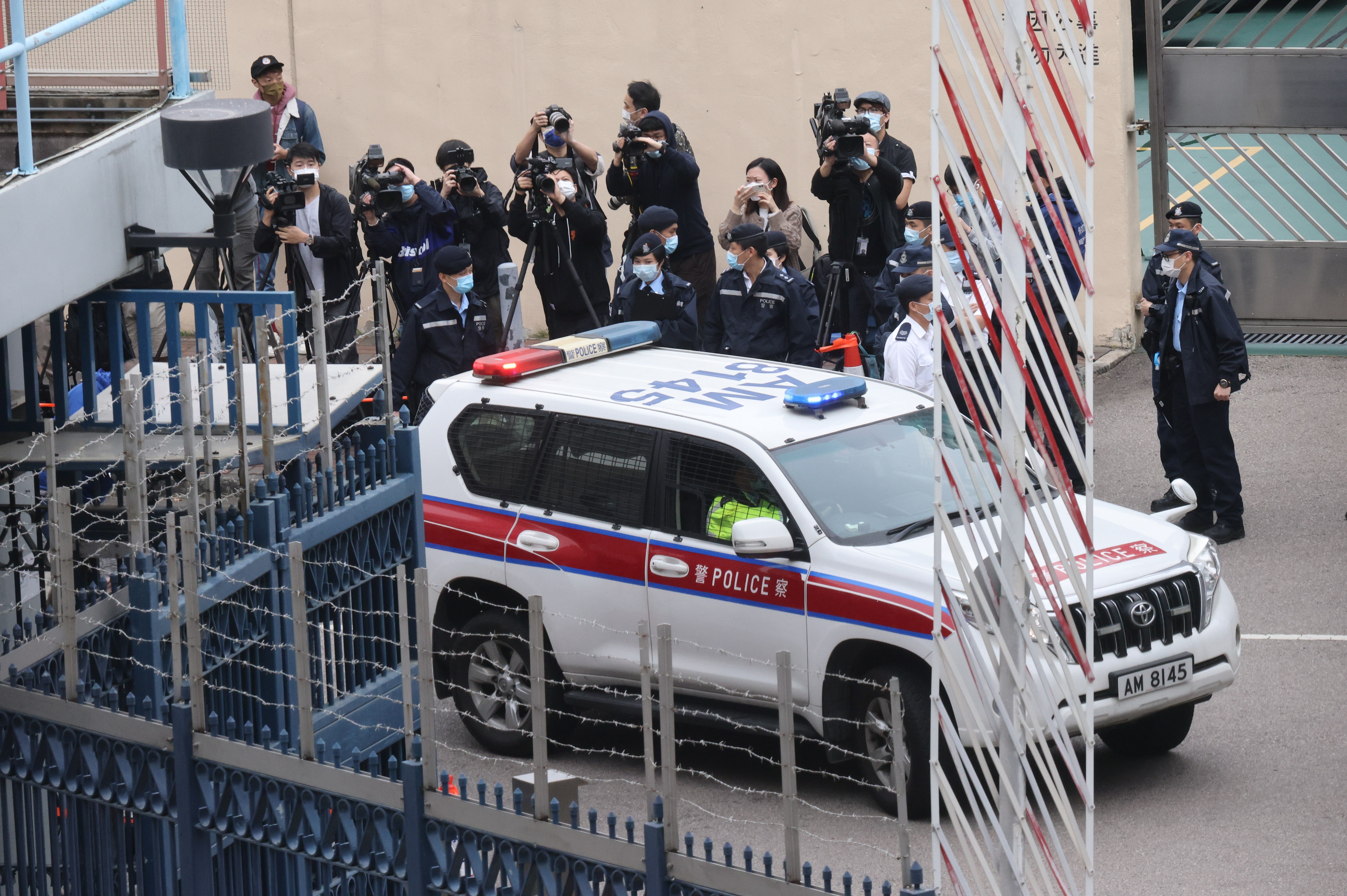 The fugitives were handed back to Hong Kong police on Monday. Photo: Dickson Lee