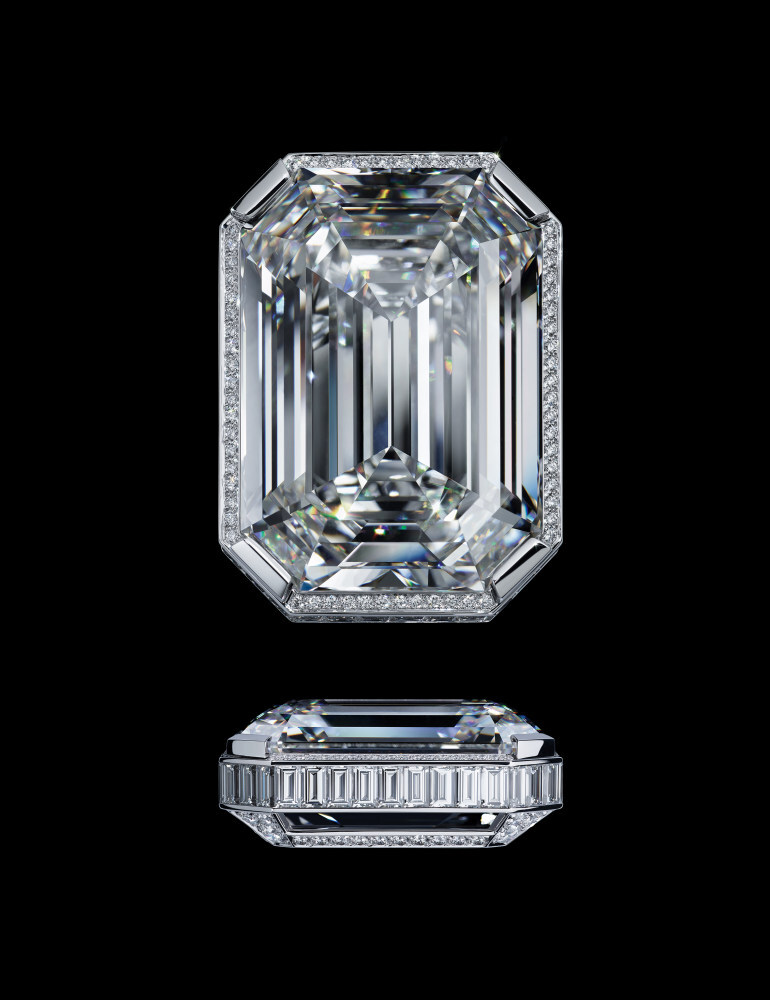 The Chanel 55.55 necklace features 55.55 carats of diamonds. Photo: Chanel