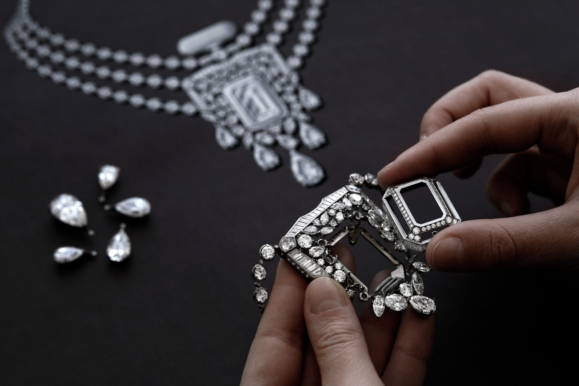 Chanel Marks No.5 Perfume Centenary With 55.55-Carat Diamond Necklace – WWD