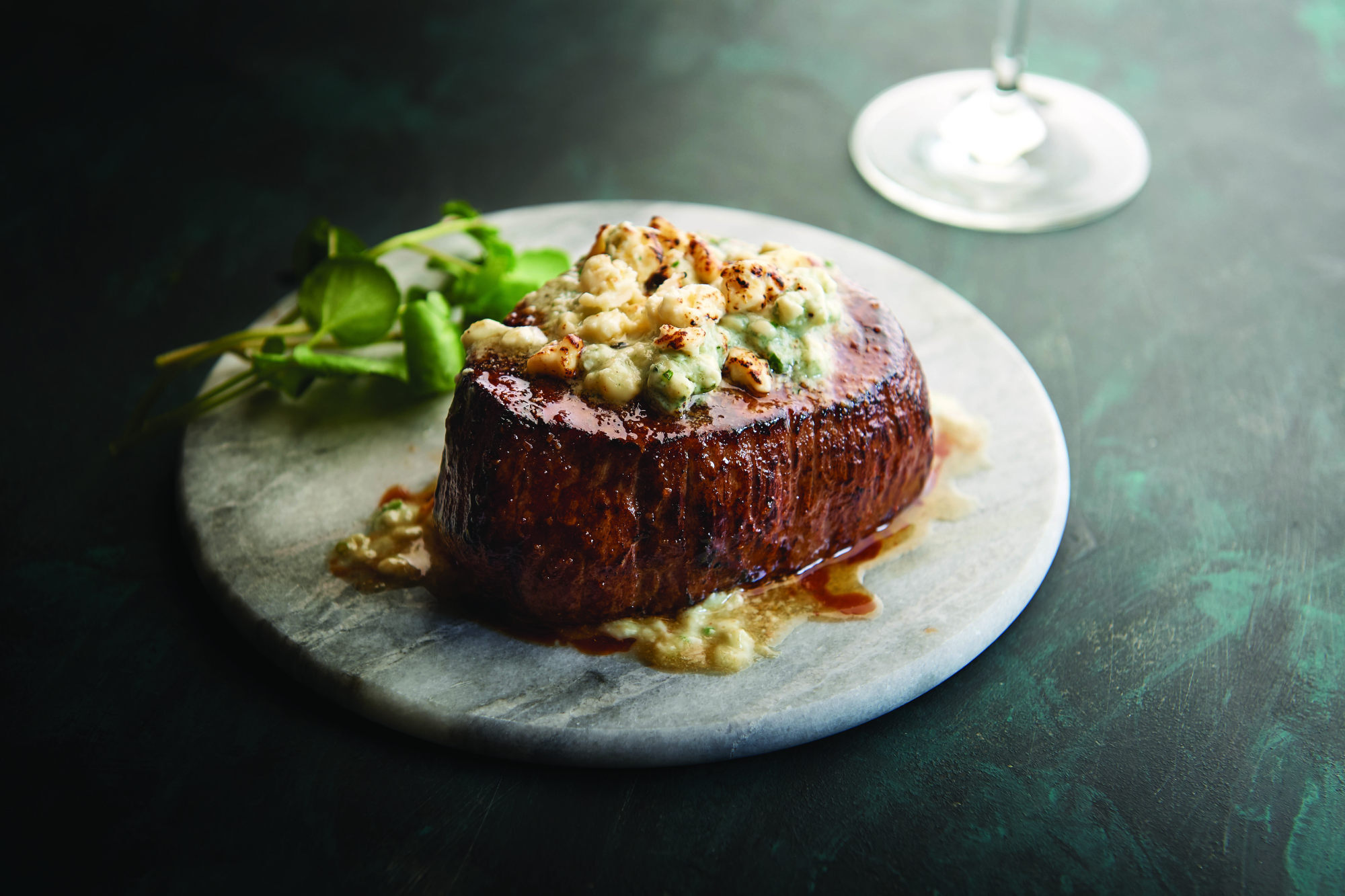 Filet mignon with blue cheese butter. Photo: handout