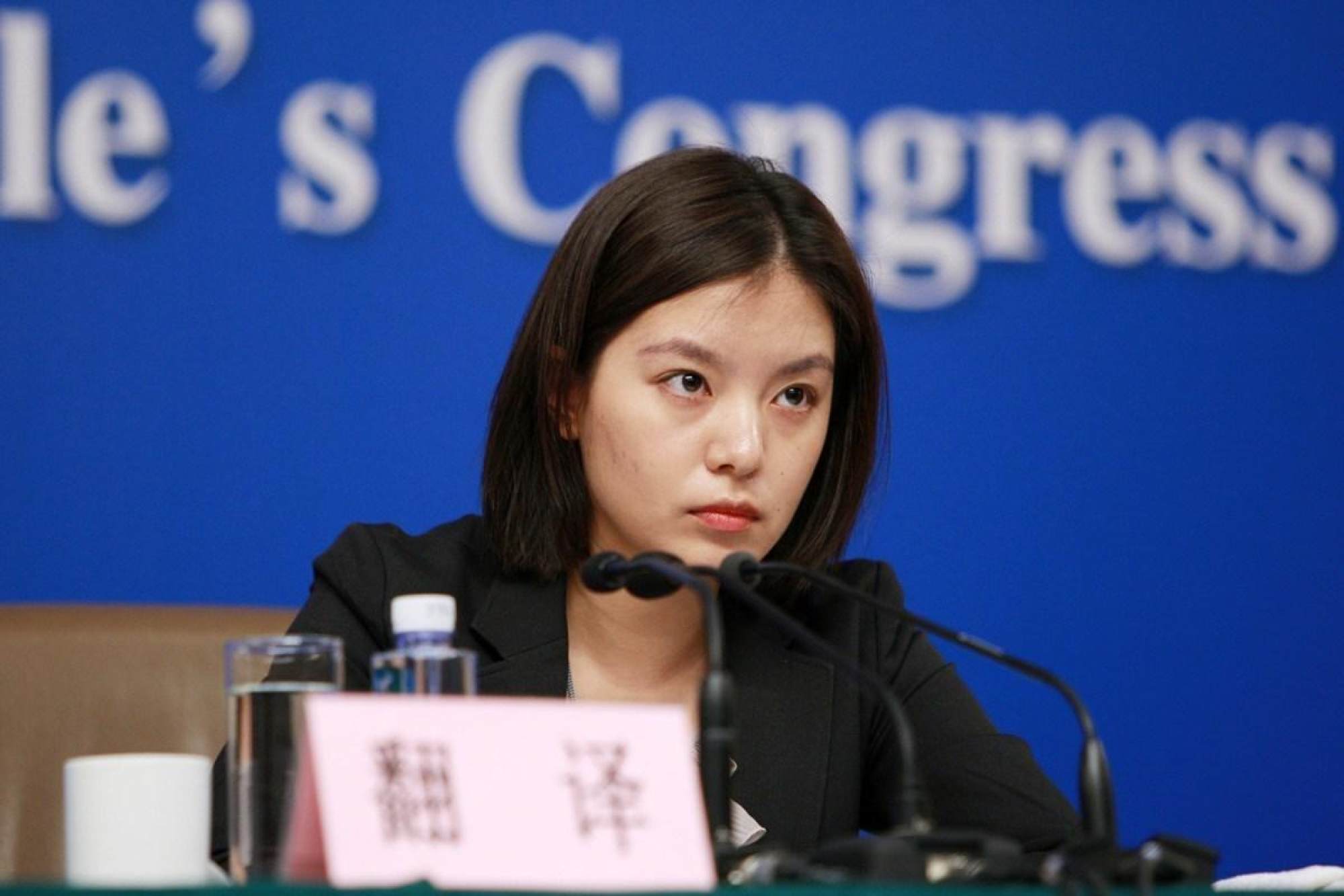 China’s ‘beautiful interpreter’ Zhang Jing is setting social media