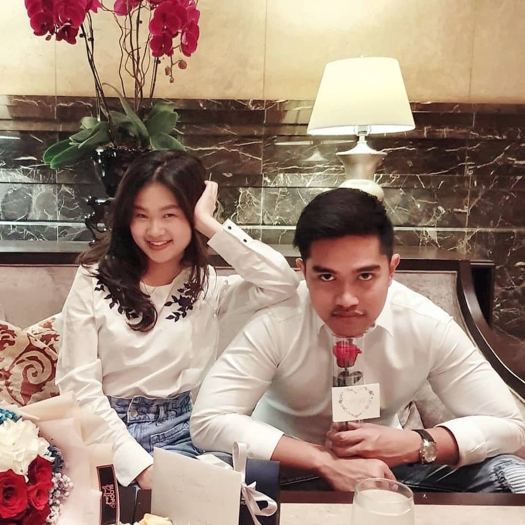 Felicia Chew and Kaesang Pangarep pictured in happier times. Photo: Instagram