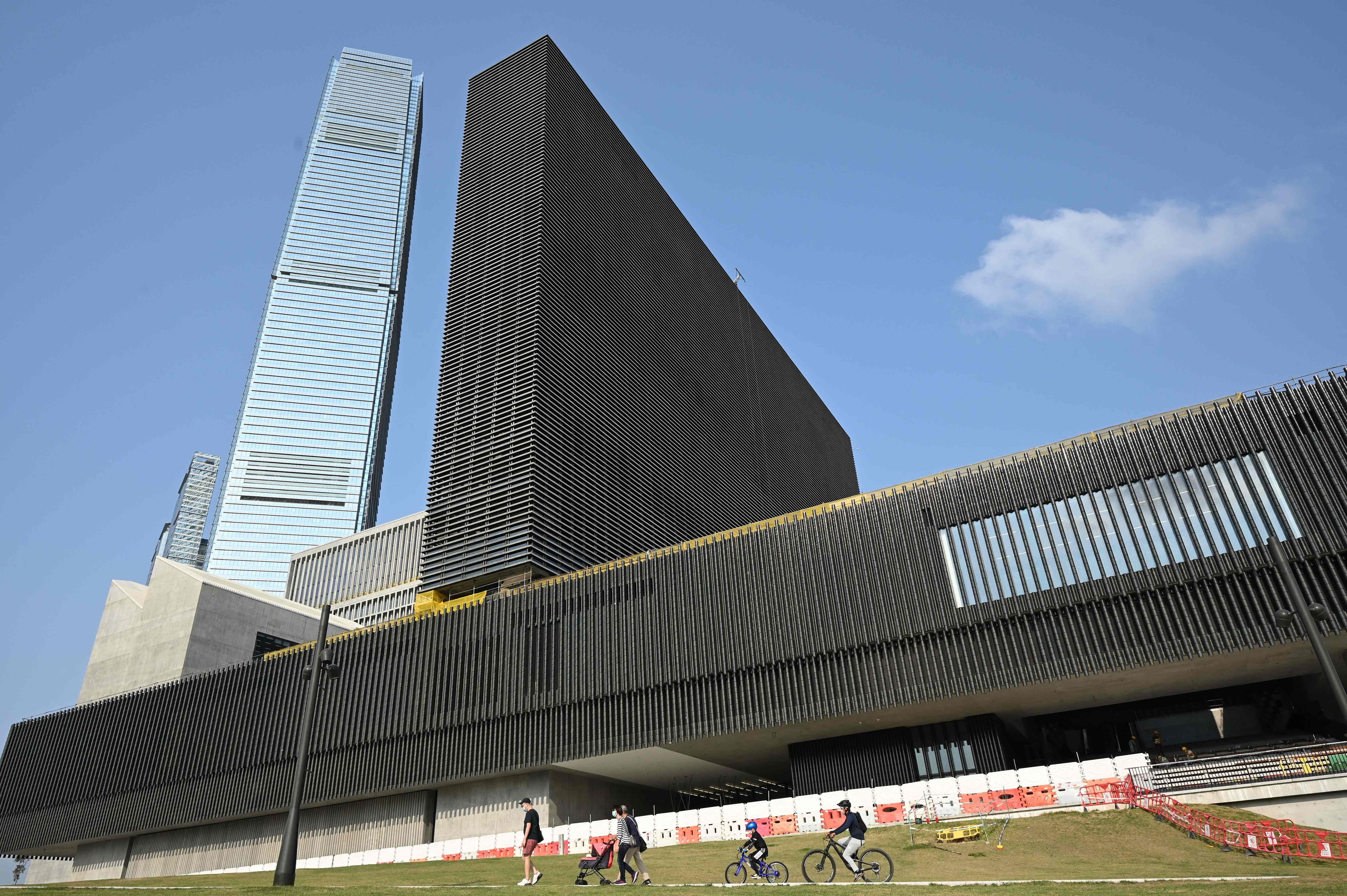 The M+ contemporary art museum is set to open later this year in the West Kowloon Cultural District. Photo: AFP