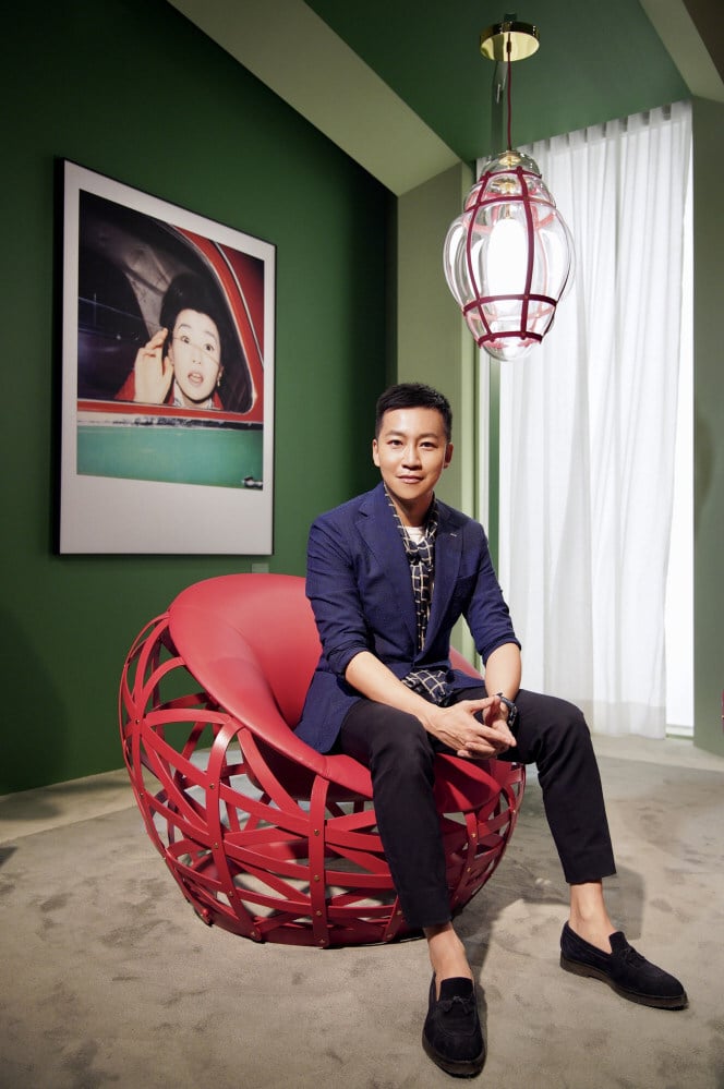 Andre Fu designs the Ribbon Dance chair for Louis Vuitton's Objet Nomades  collection