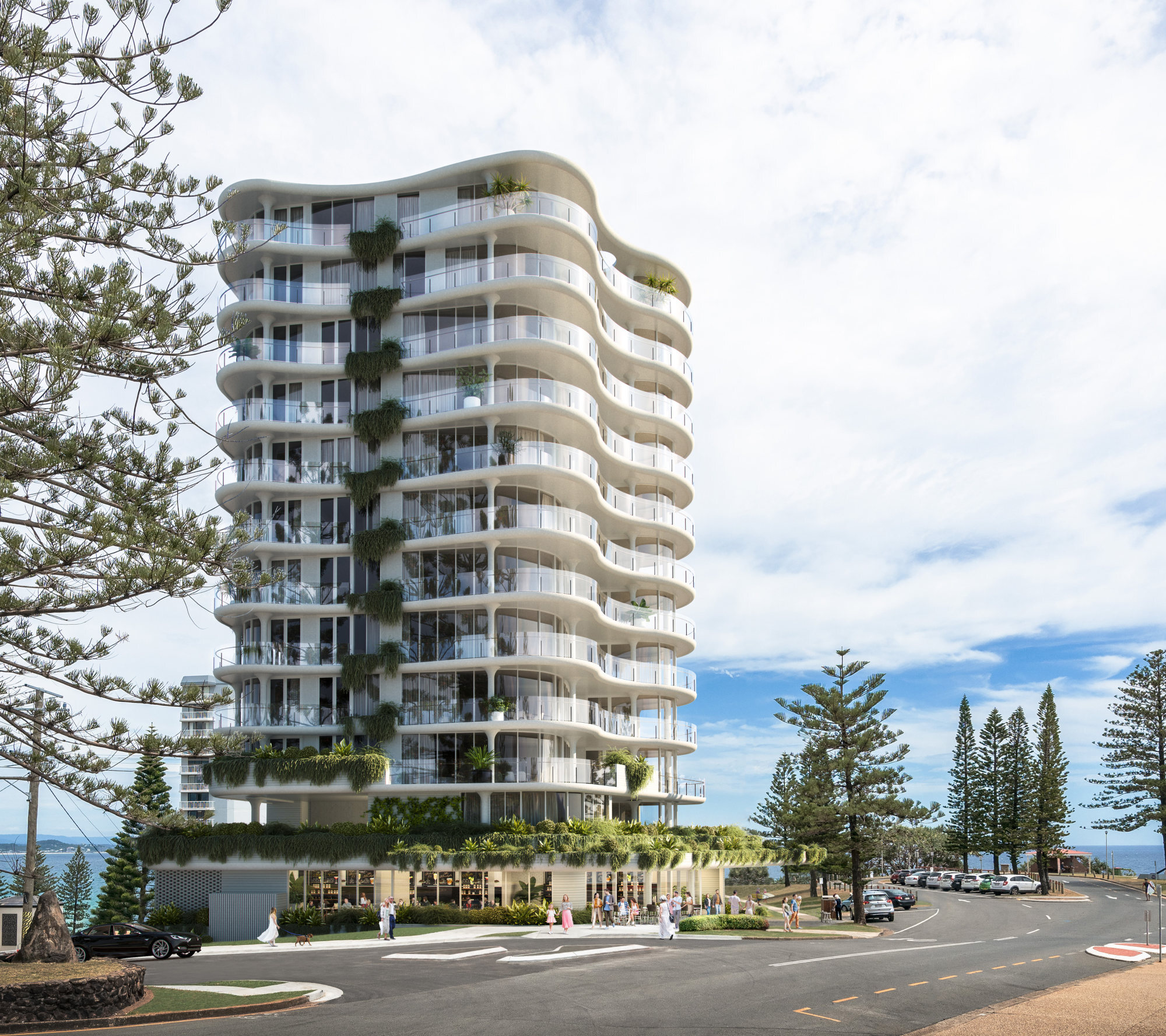 A rendering of Awaken Residences by S&S Projects, an upcoming boutique development on Queensland’s Gold Coast. Photo: handout