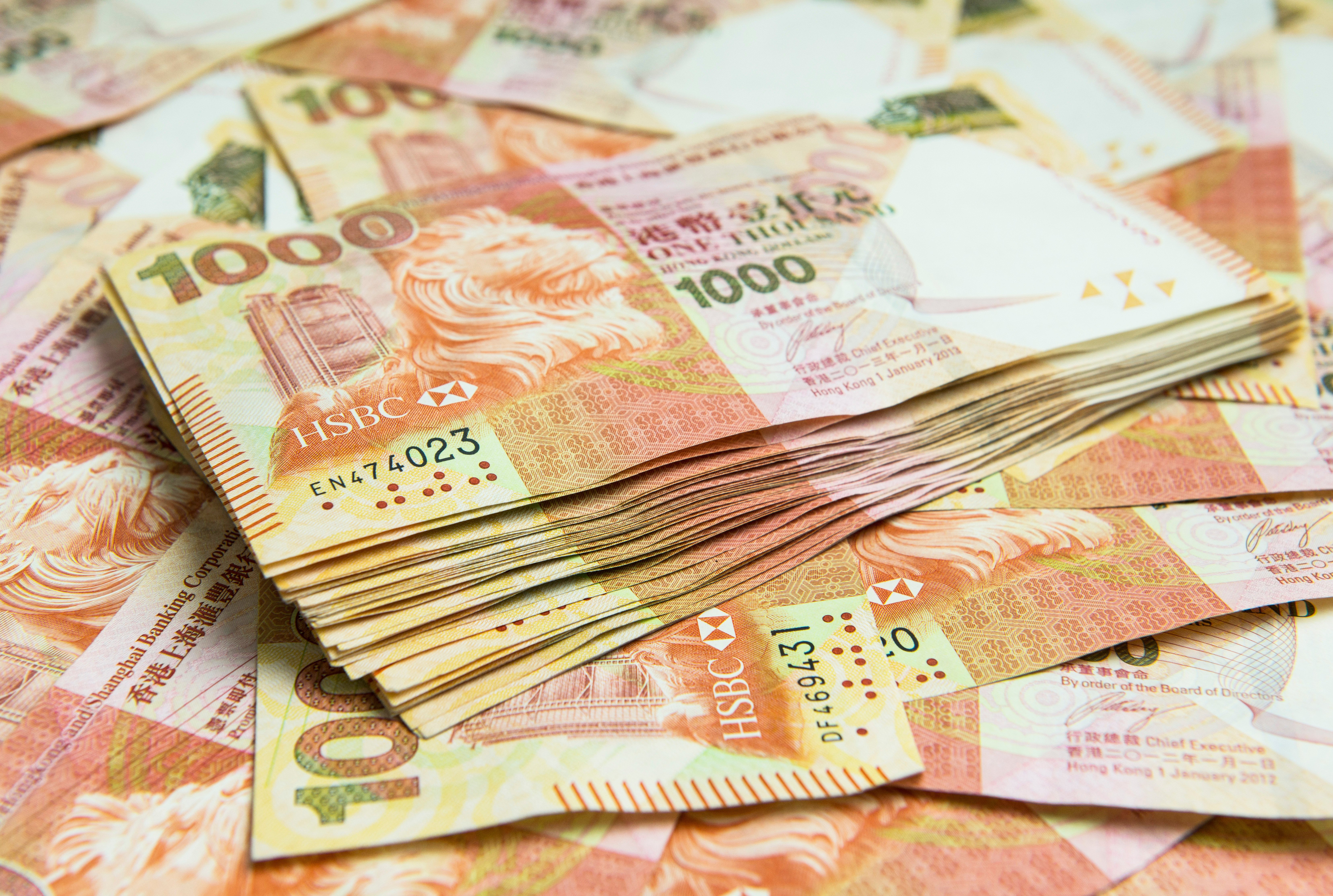 Hong Kong dollar deposits dropped almost 12 per cent in February. Photo: Shutterstock