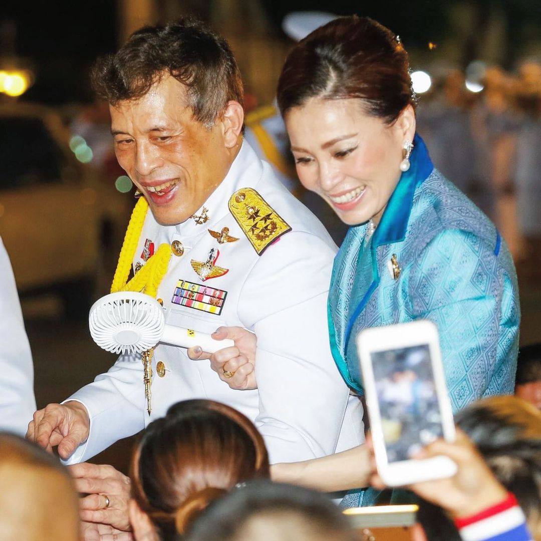 Thailand’s King Vajiralongkorn and Queen Suthida. Photo: Instagram