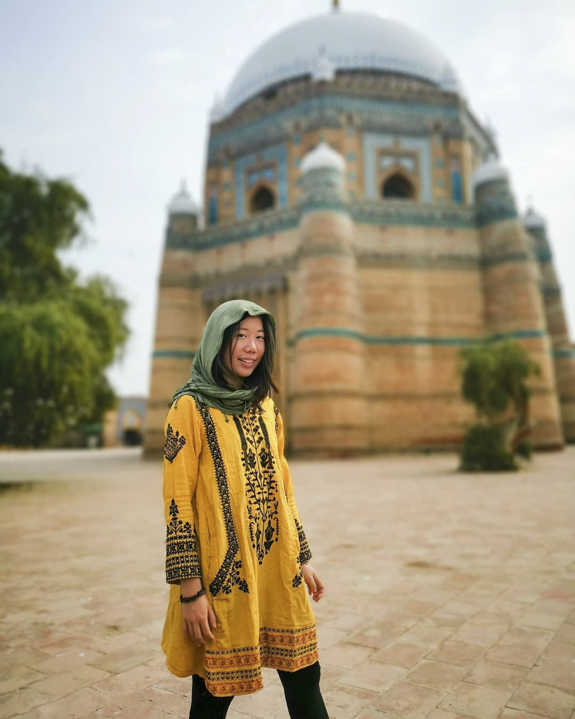 Marsha Jean in Pakistan..Photo: Instagram/themarshajean