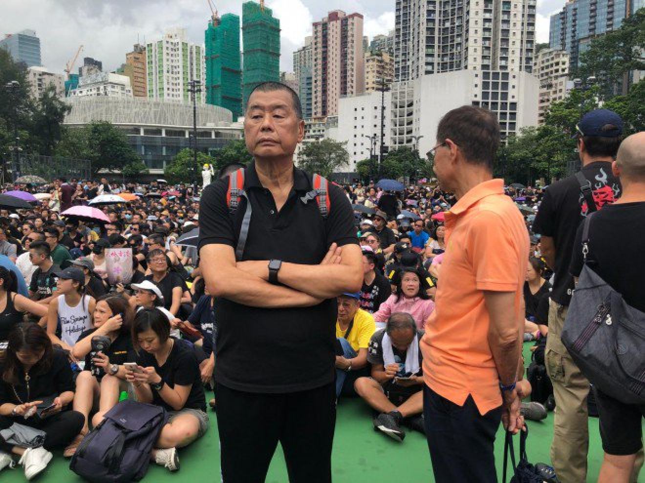 Jimmy Lai has been convicted of protest-related offences after an approved rally became an illegal march. Photo: SCMP