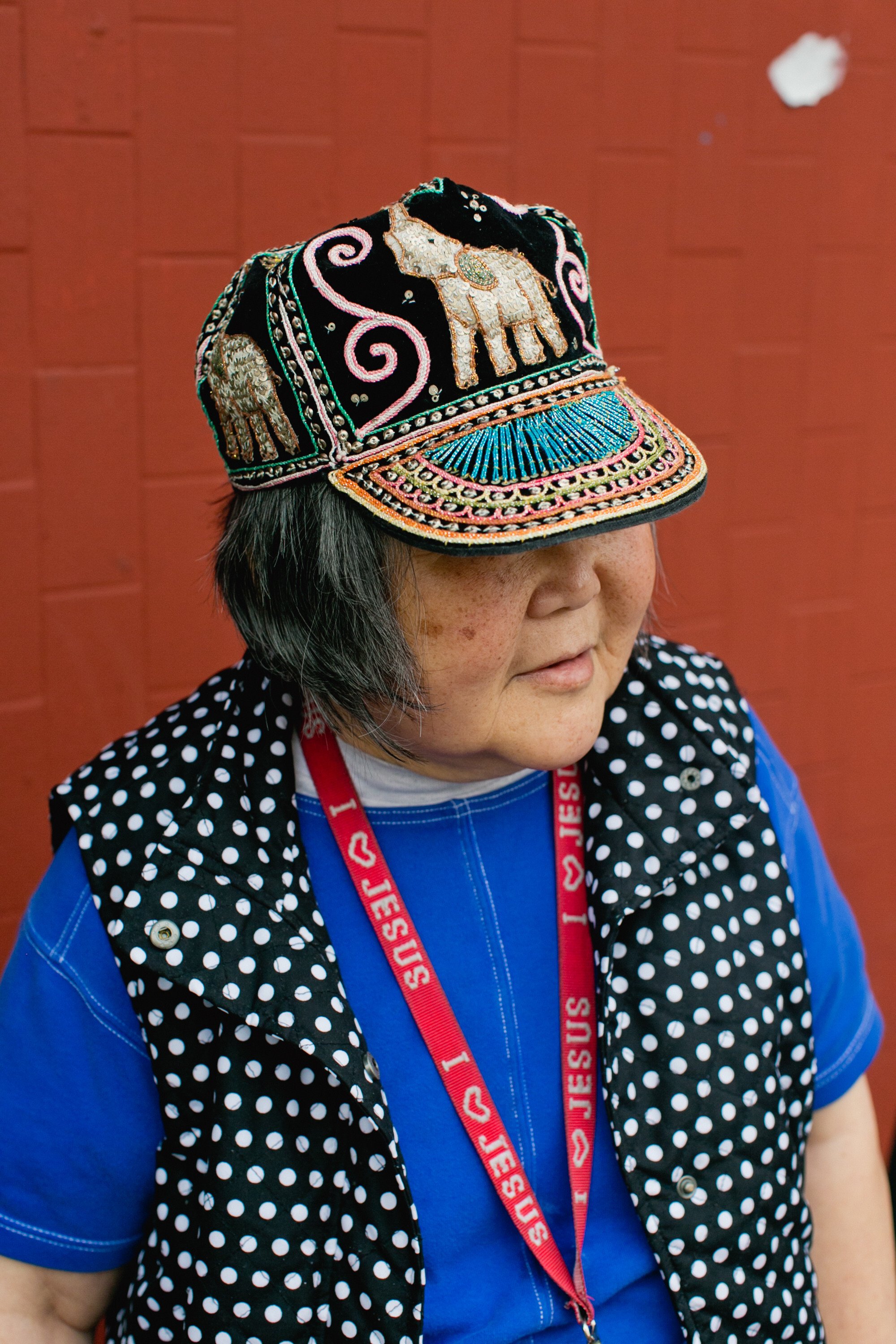 Angela Chen in Oakland, California, one of the stylish seniors featured in new book Chinatown Pretty: Fashion and Wisdom From Chinatown’s Most Stylish Seniors.