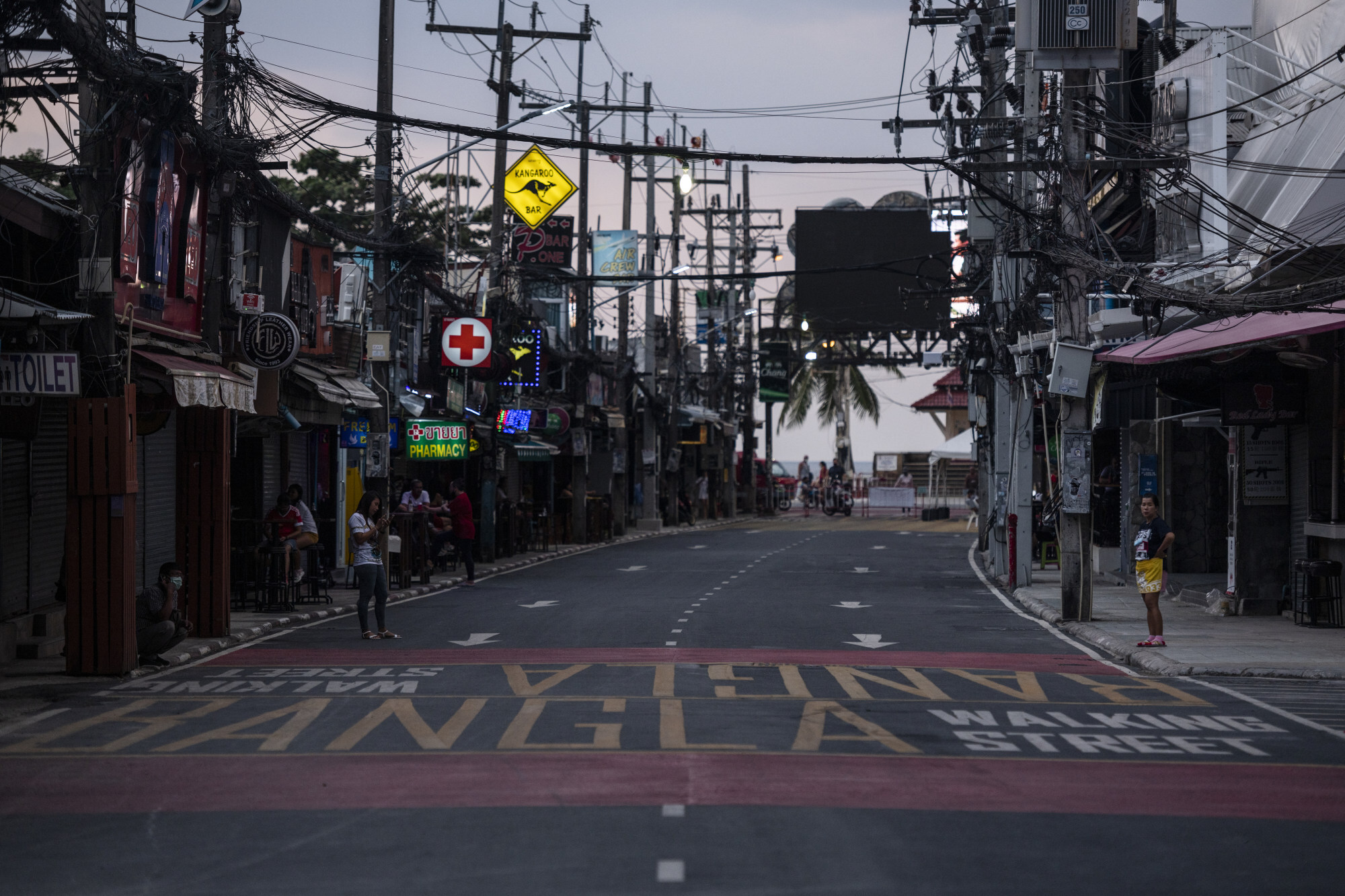 Bangla Walking Street, in Phuket, Thailand, on January 17. Photo: Getty Images