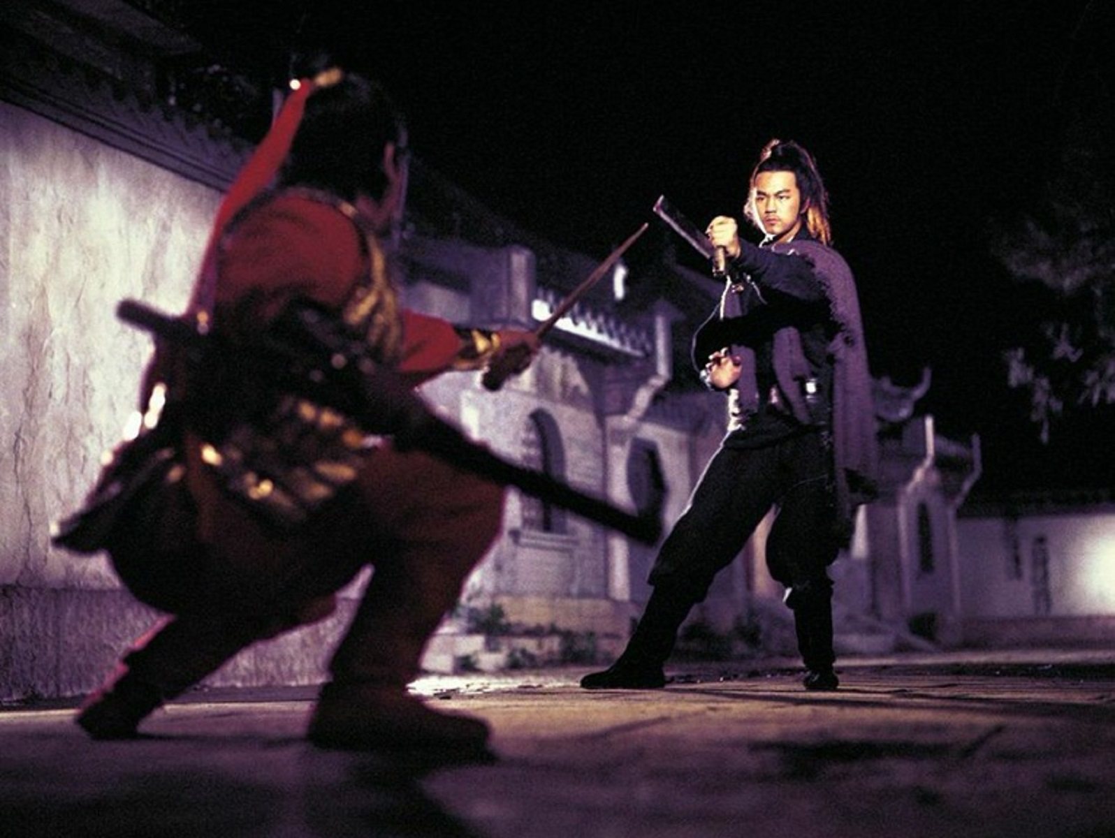 Ti Lung (right) in a still from The Magic Blade (1976). Photo: Celestial Pictures Limited