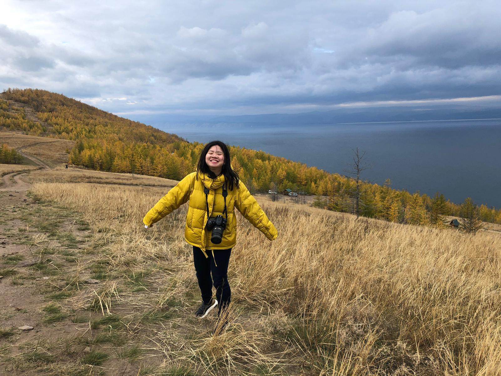 Tourist Connie Kuang at Baikal.&#xA;[FEATURES] Photo / Courtesy of Connie Kuang