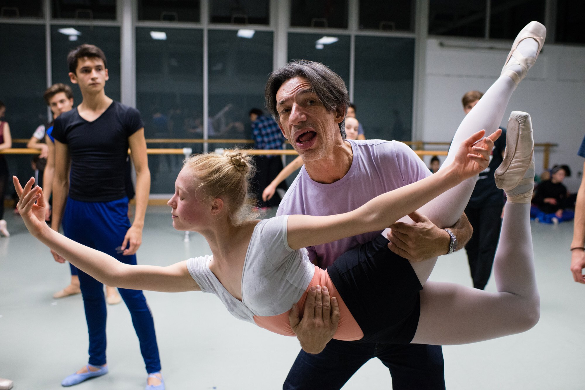 Webre works on The Nutcracker at the Washington Ballet, in 2015. Photo: Getty Images